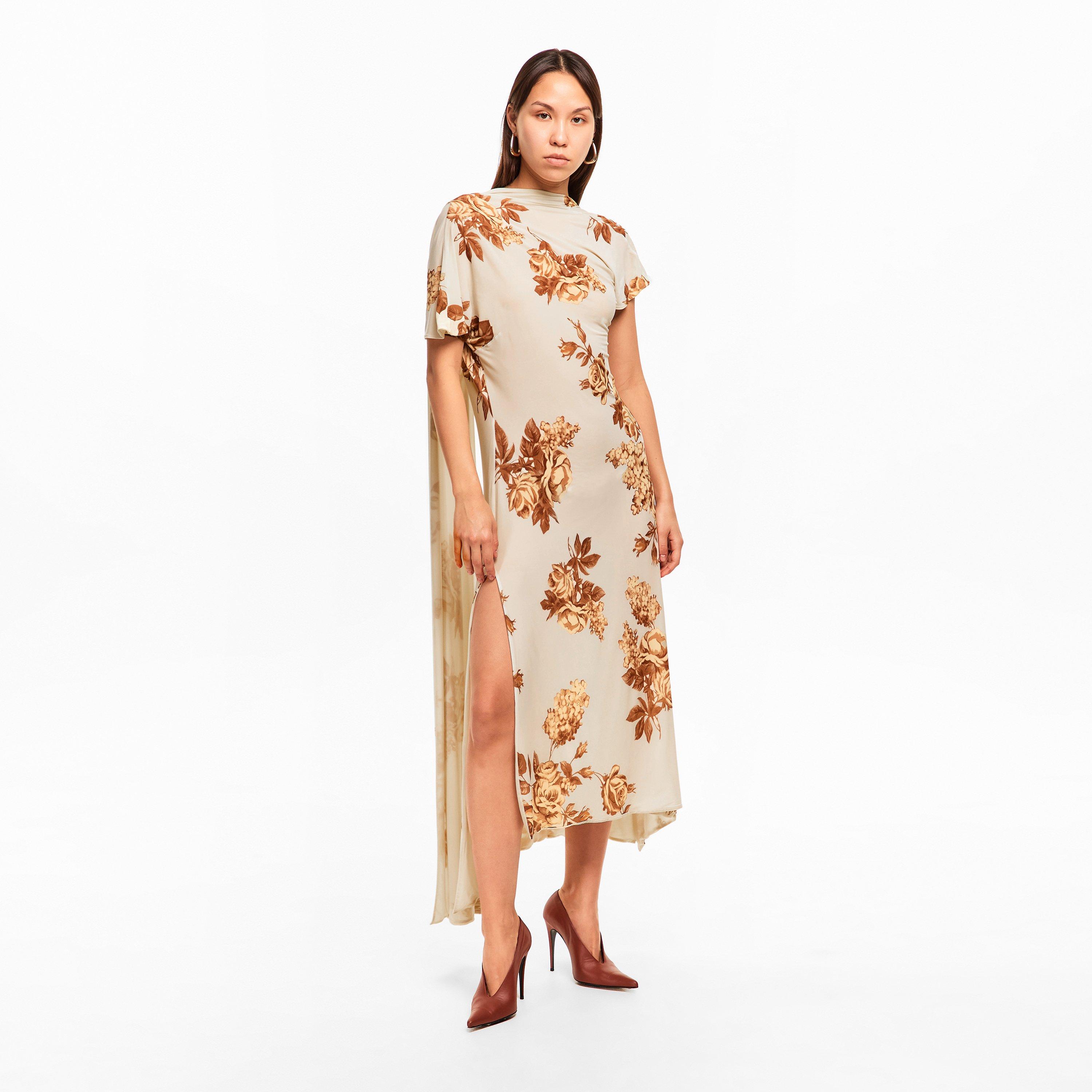 Cream Print - Magda Butrym - Magda Dress 05 Ld62 - 5