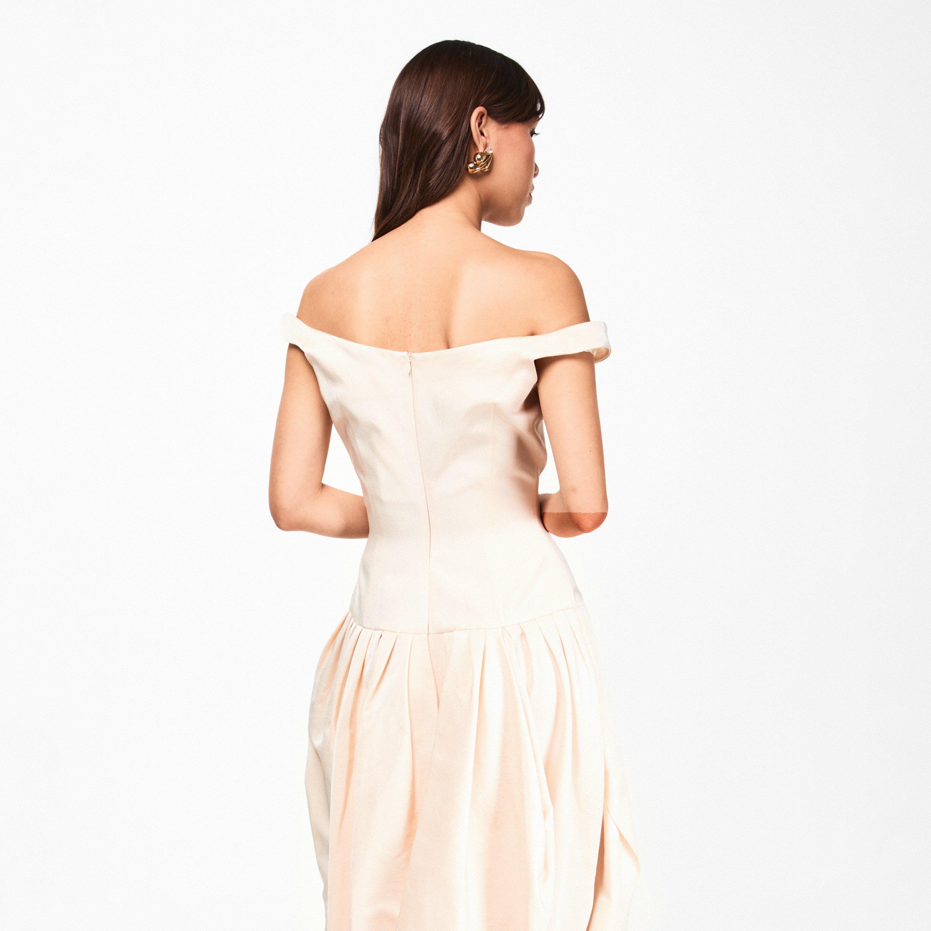 Cream - Magda Butrym - Women's Long Maxi Dress - 4