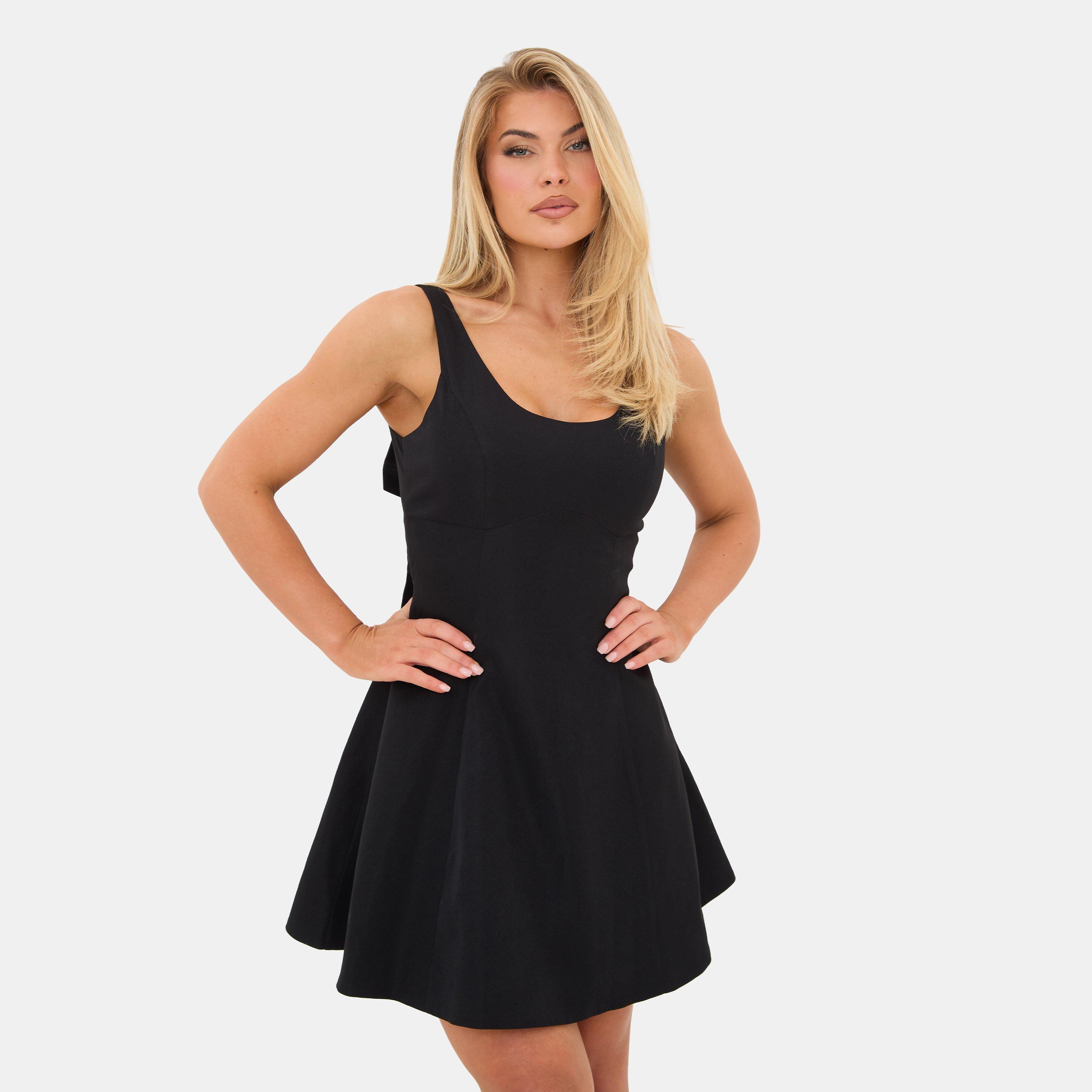 Black - I Saw It First - Bow Back Dress - 3