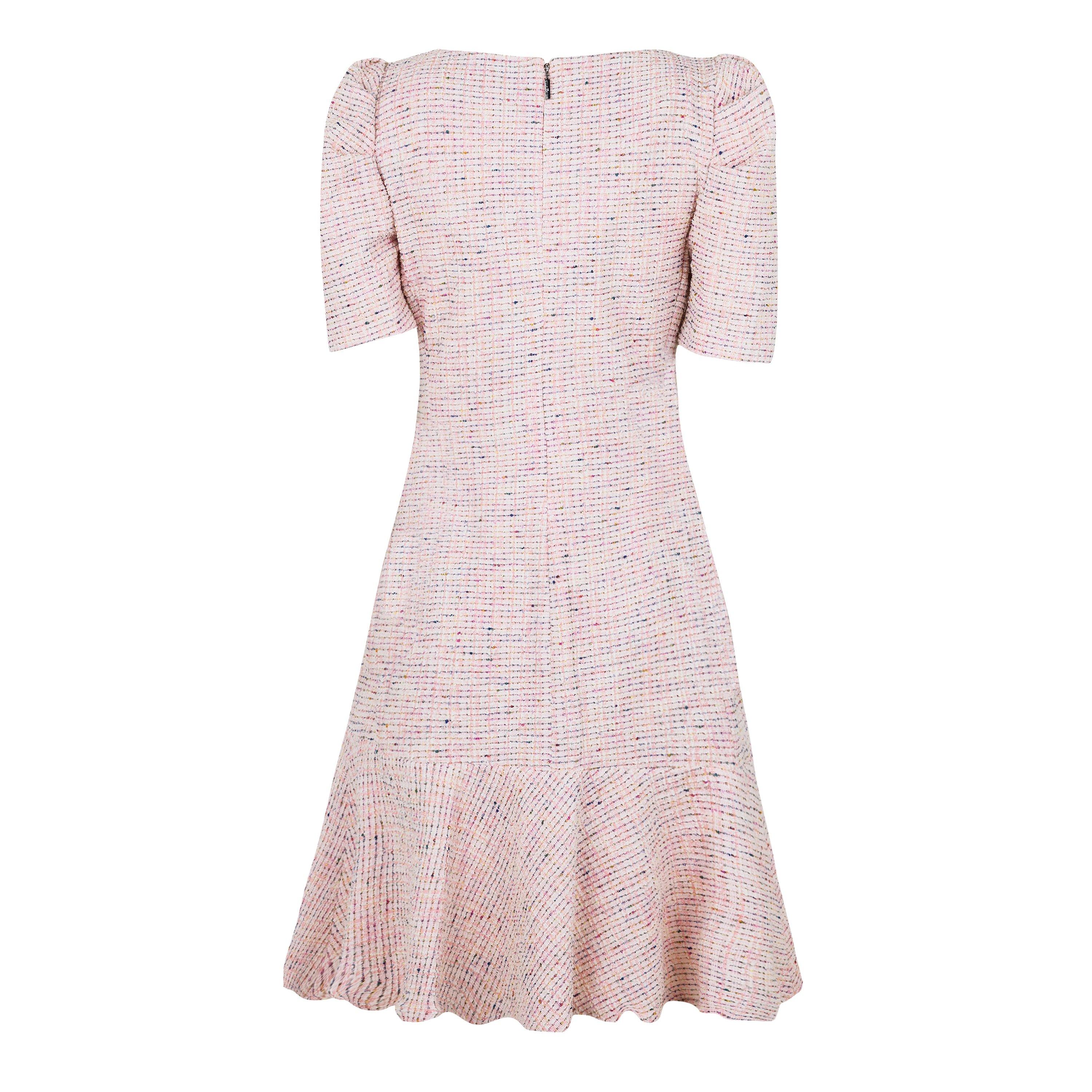 Pink Multi - Karl Lagerfeld - Karl U Nk Tweed Drs Ld62 - 2