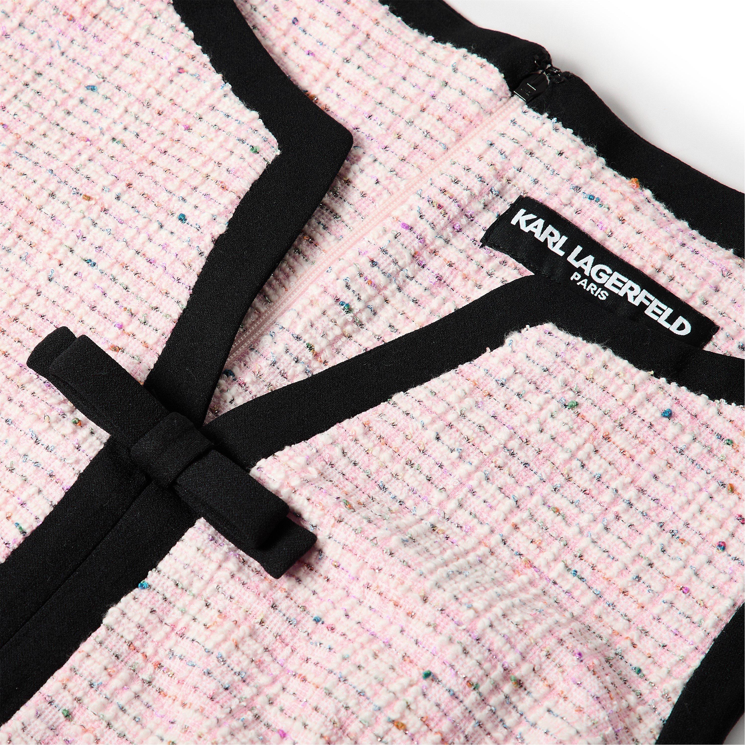 Pink Mlti/Black - Karl Lagerfeld - Women's Shift Dress - 5