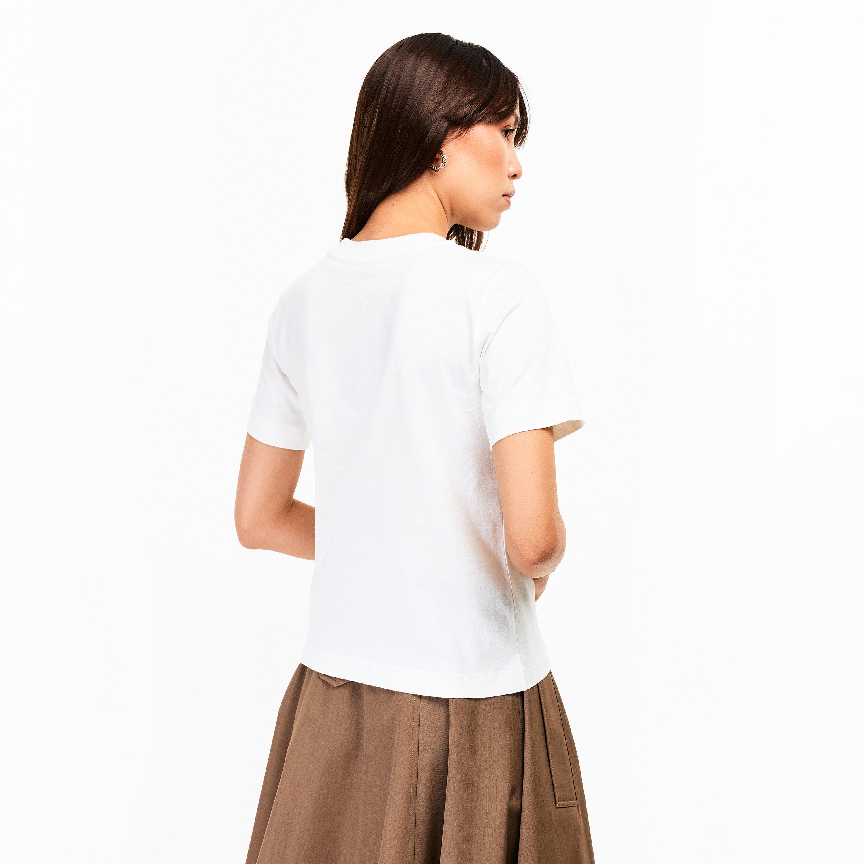 Chalk - Burberry - Women's Burb Frankie EKD T-Shirt - 4