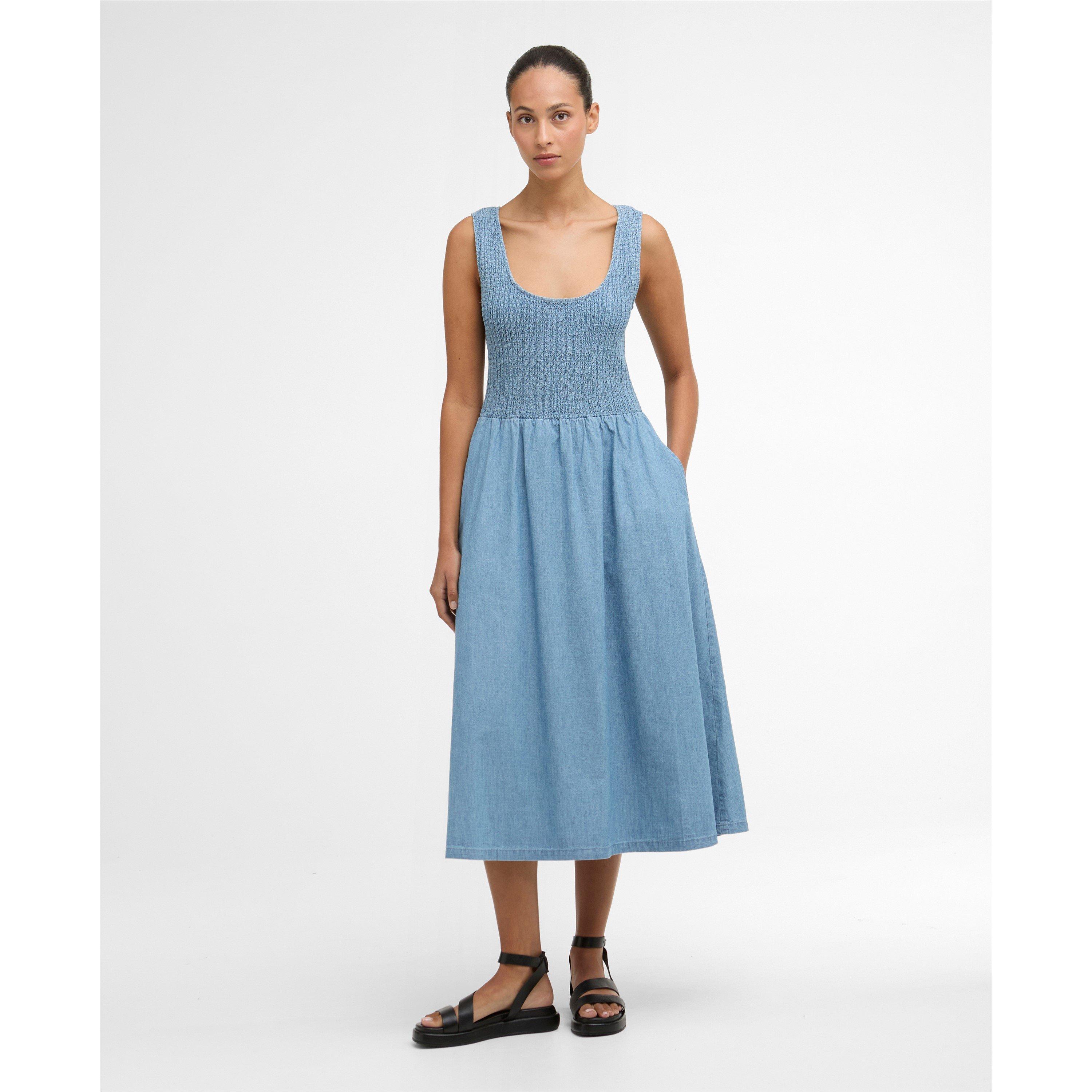 Chambray - Barbour - Women's A Line Dress - 2