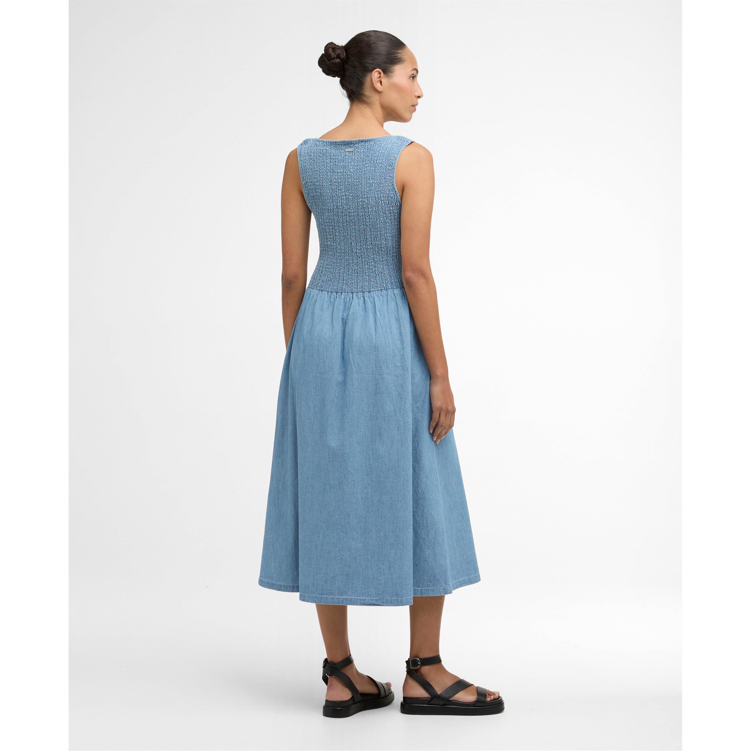 Chambray - Barbour - Women's A Line Dress - 3