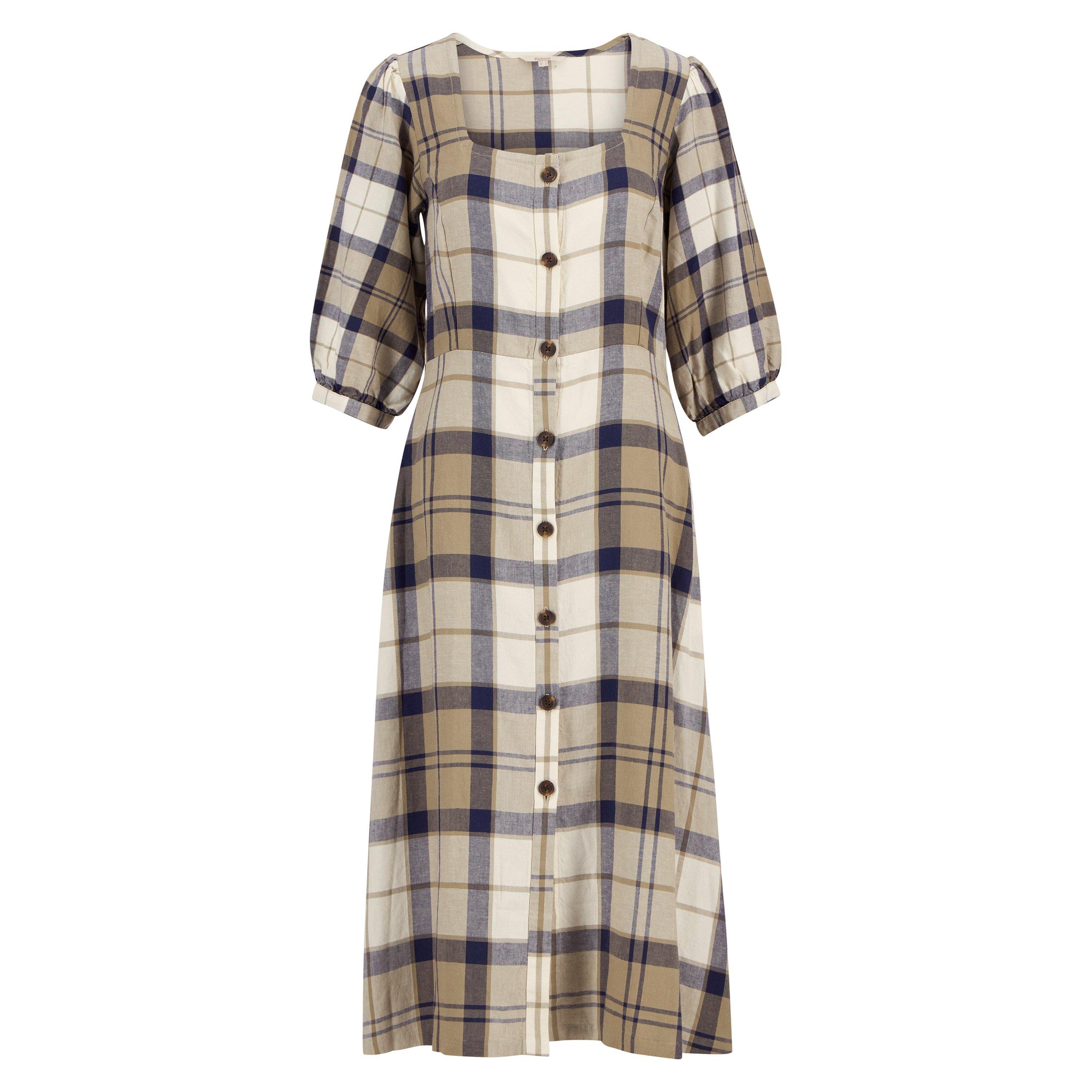 Barbour Women's Shirt Dress - Navy Tartan - 12 (M)