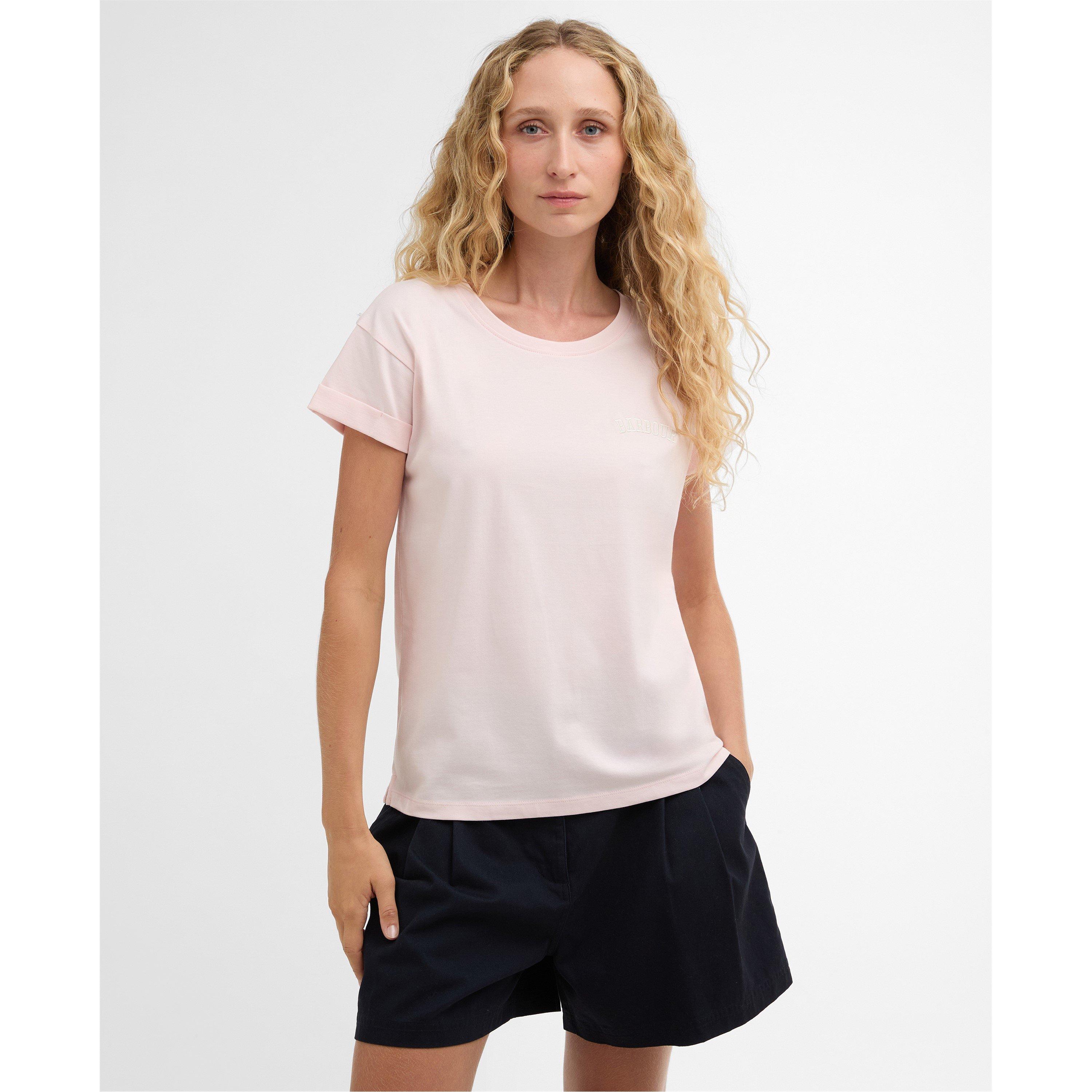 Pink - Barbour - Womens Bede T-Shirt - 2