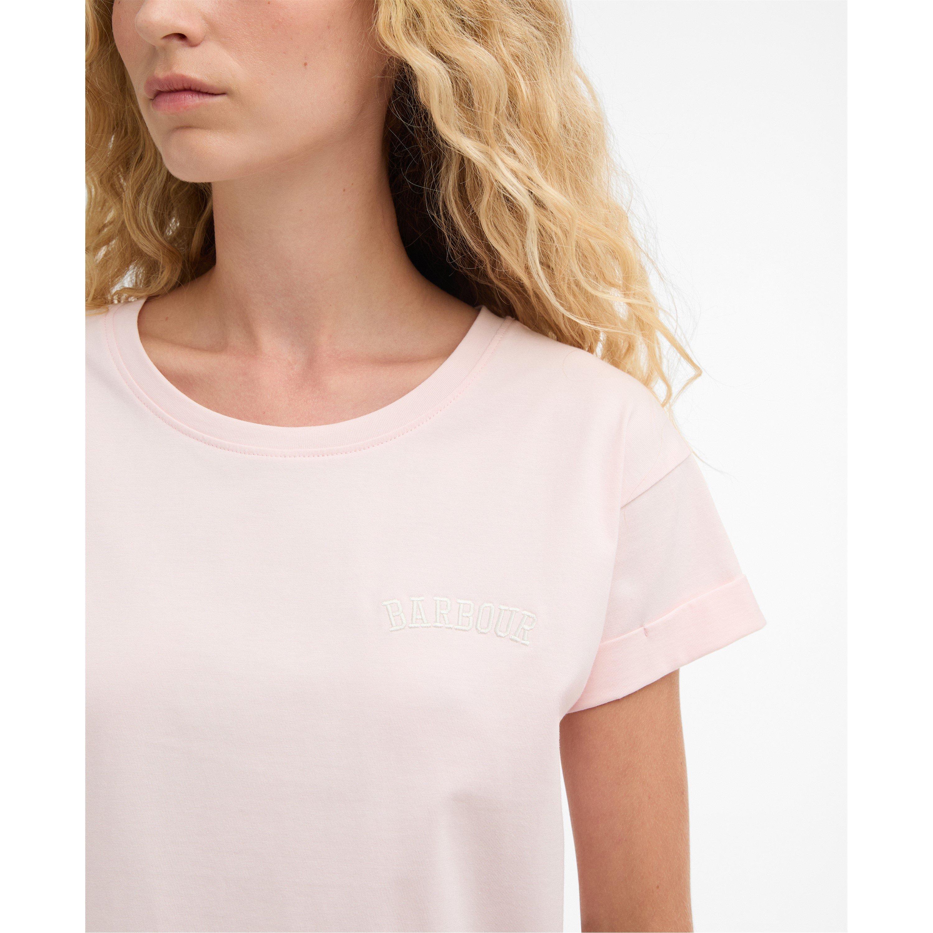 Pink - Barbour - Womens Bede T-Shirt - 4