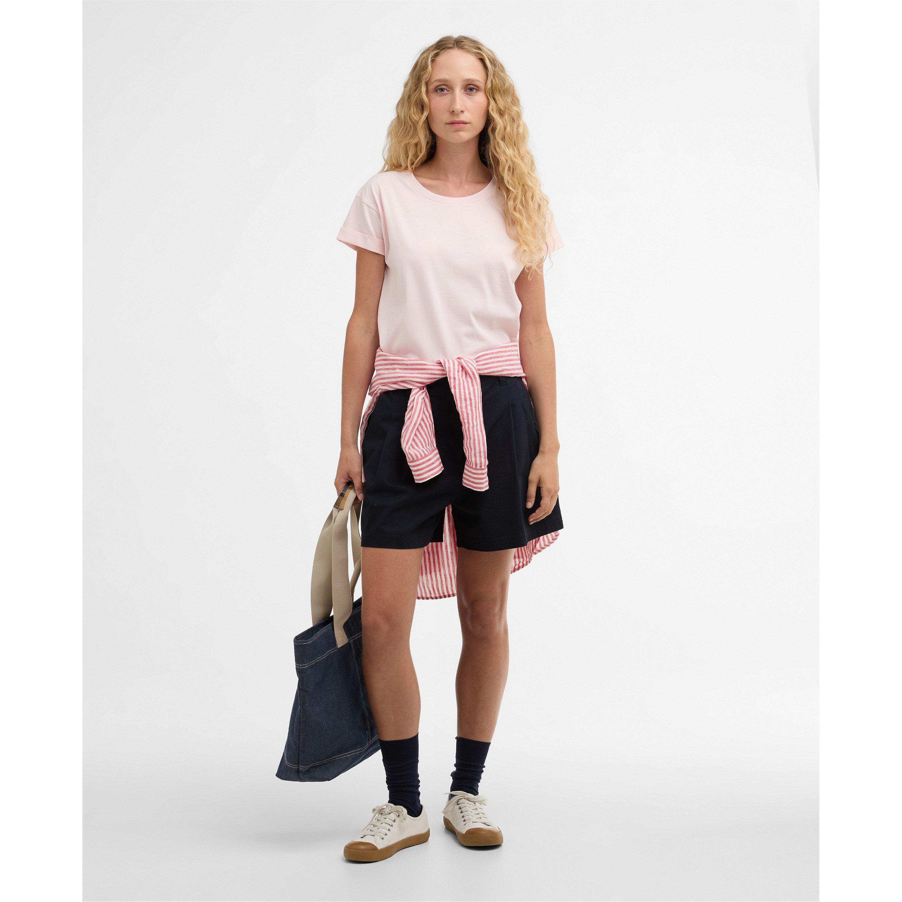 Pink - Barbour - Womens Bede T-Shirt - 5