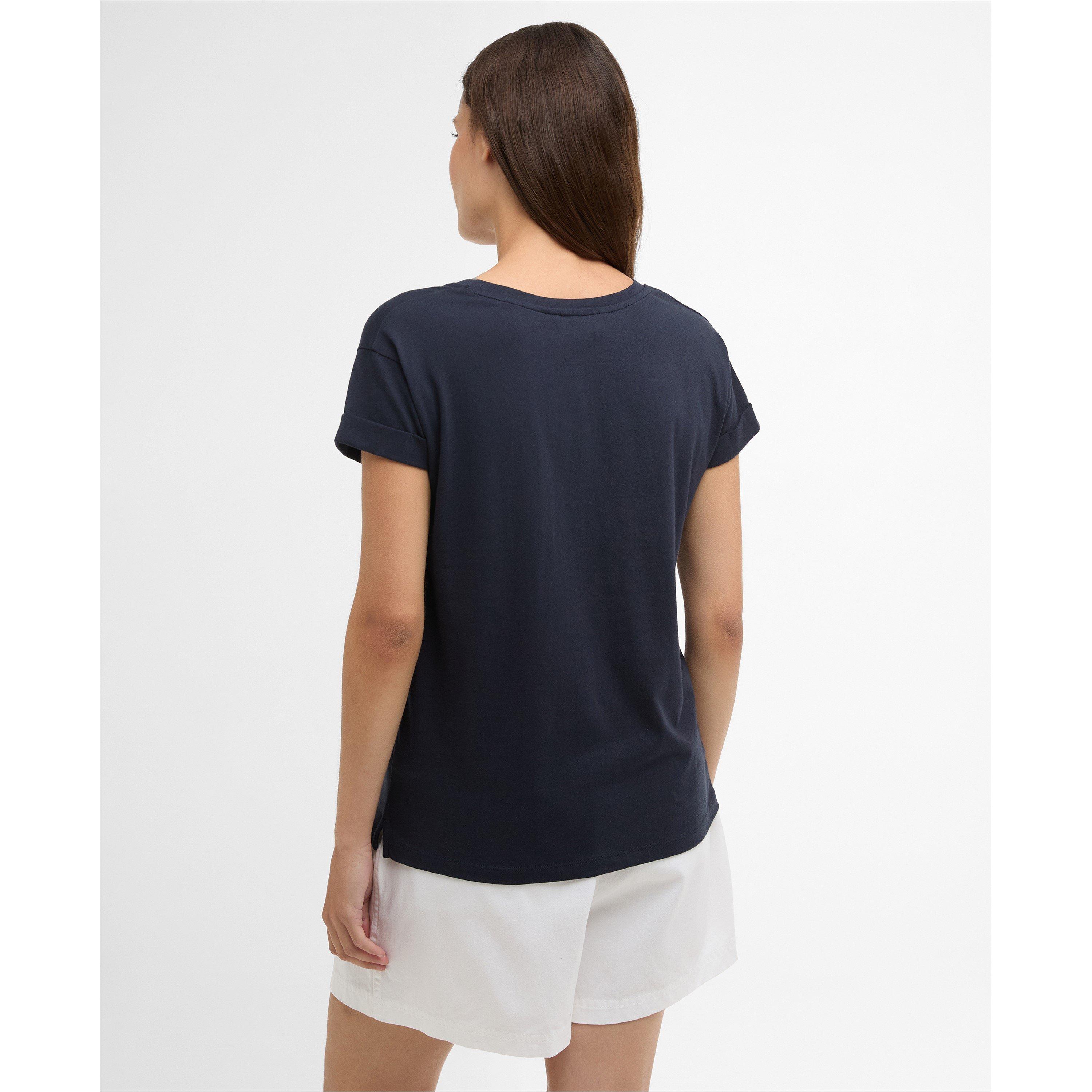 Navy - Barbour - Womens Bede T-Shirt - 3