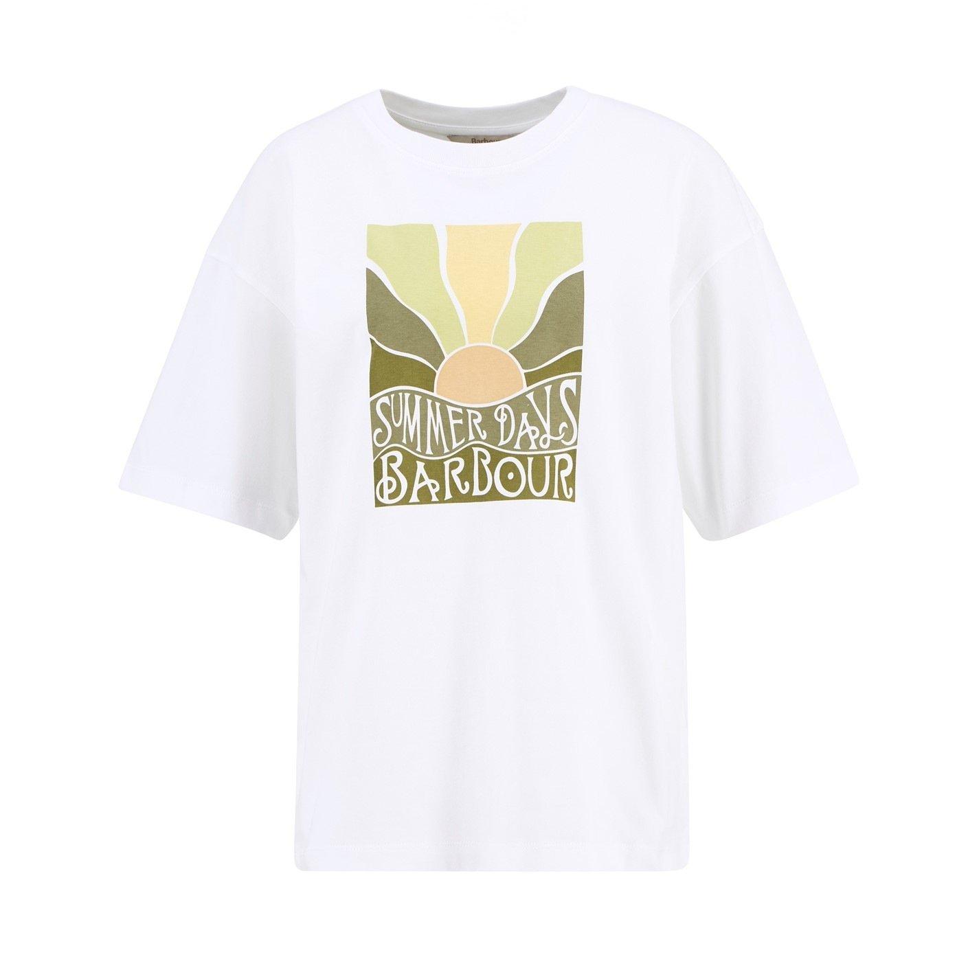 White - Barbour - Women's Oversized T-Shirt - 1
