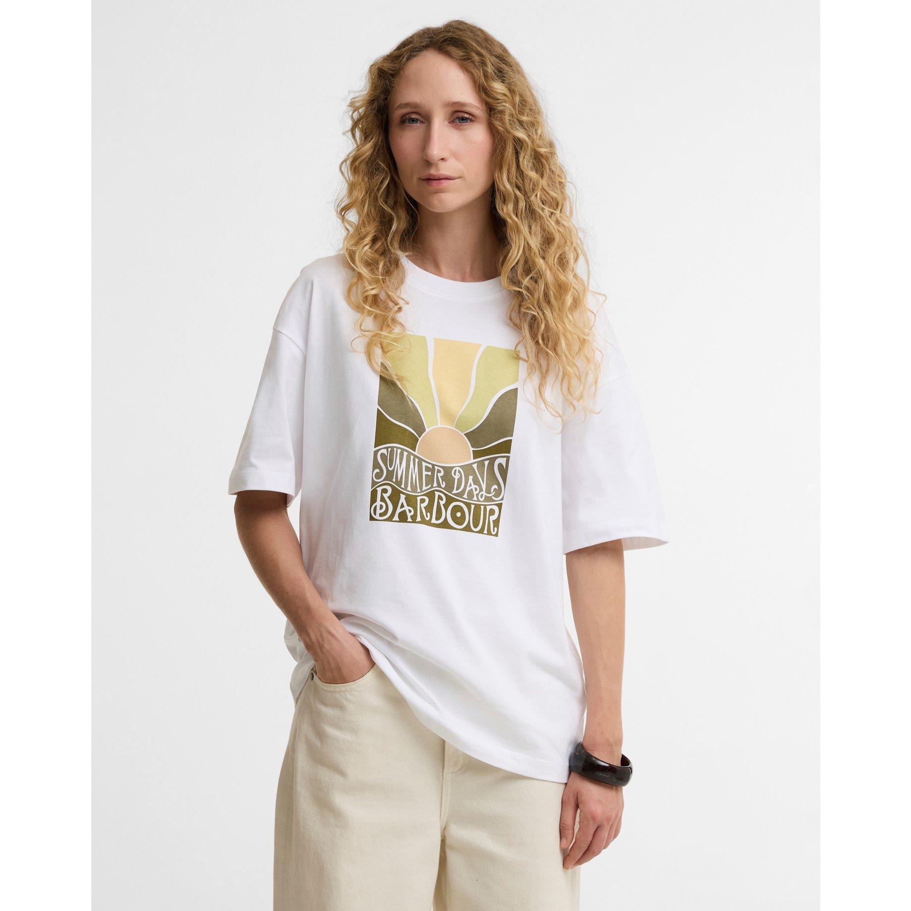 White - Barbour - Women's Oversized T-Shirt - 2