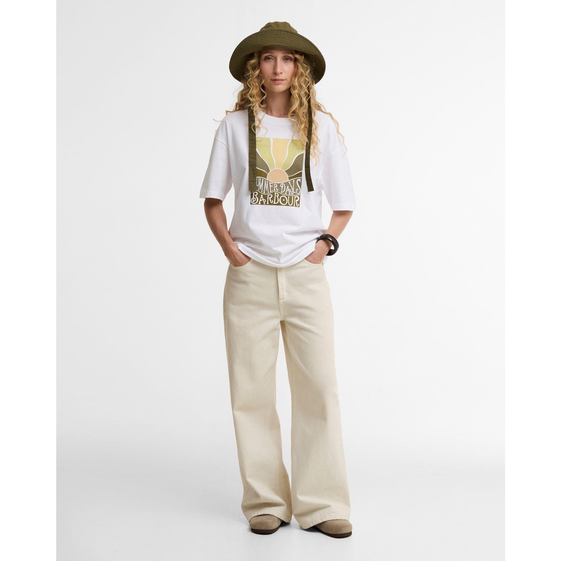 White - Barbour - Women's Oversized T-Shirt - 5