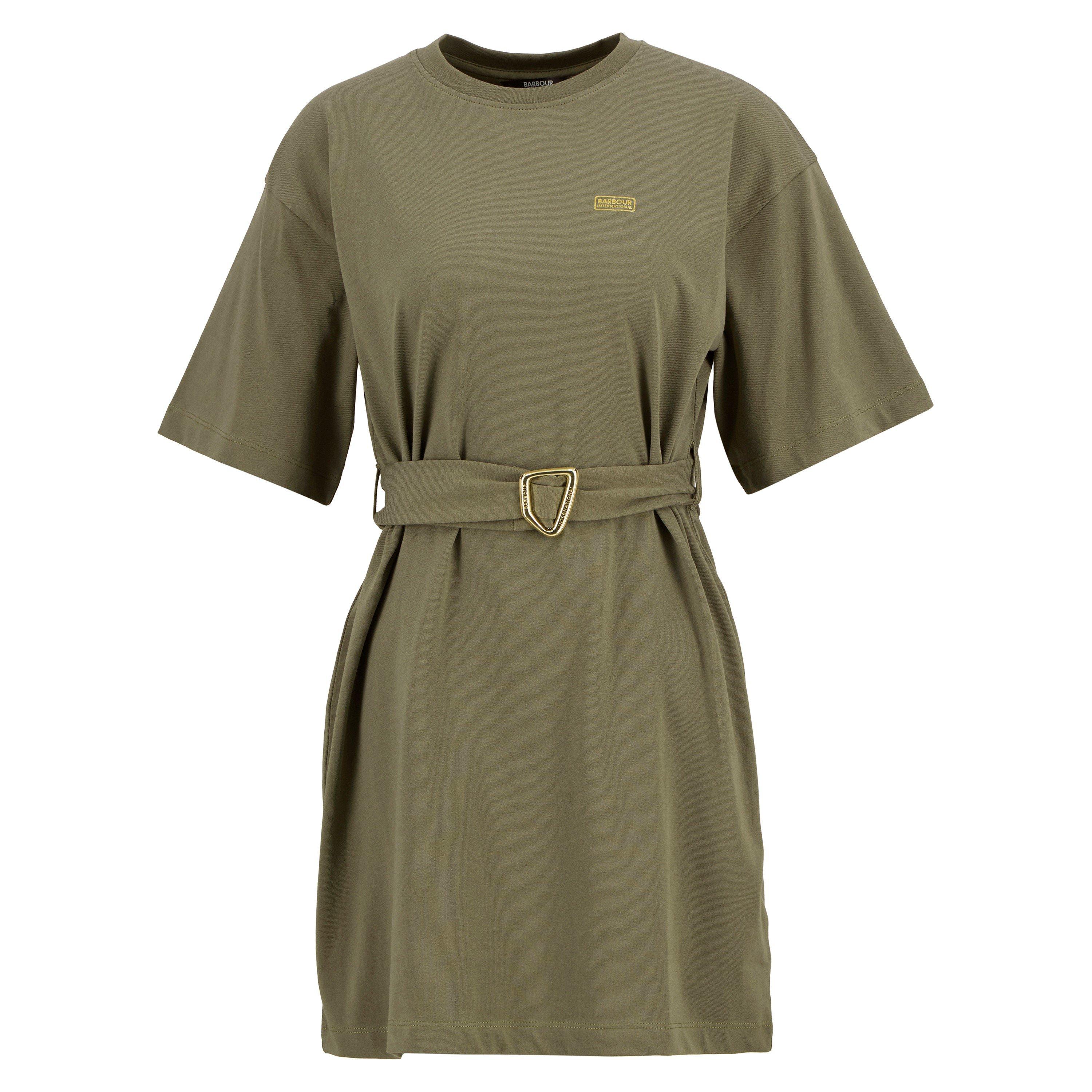 Barbour International Womens Uma Mini Dress - Dusky Khaki - Size 10 (S)