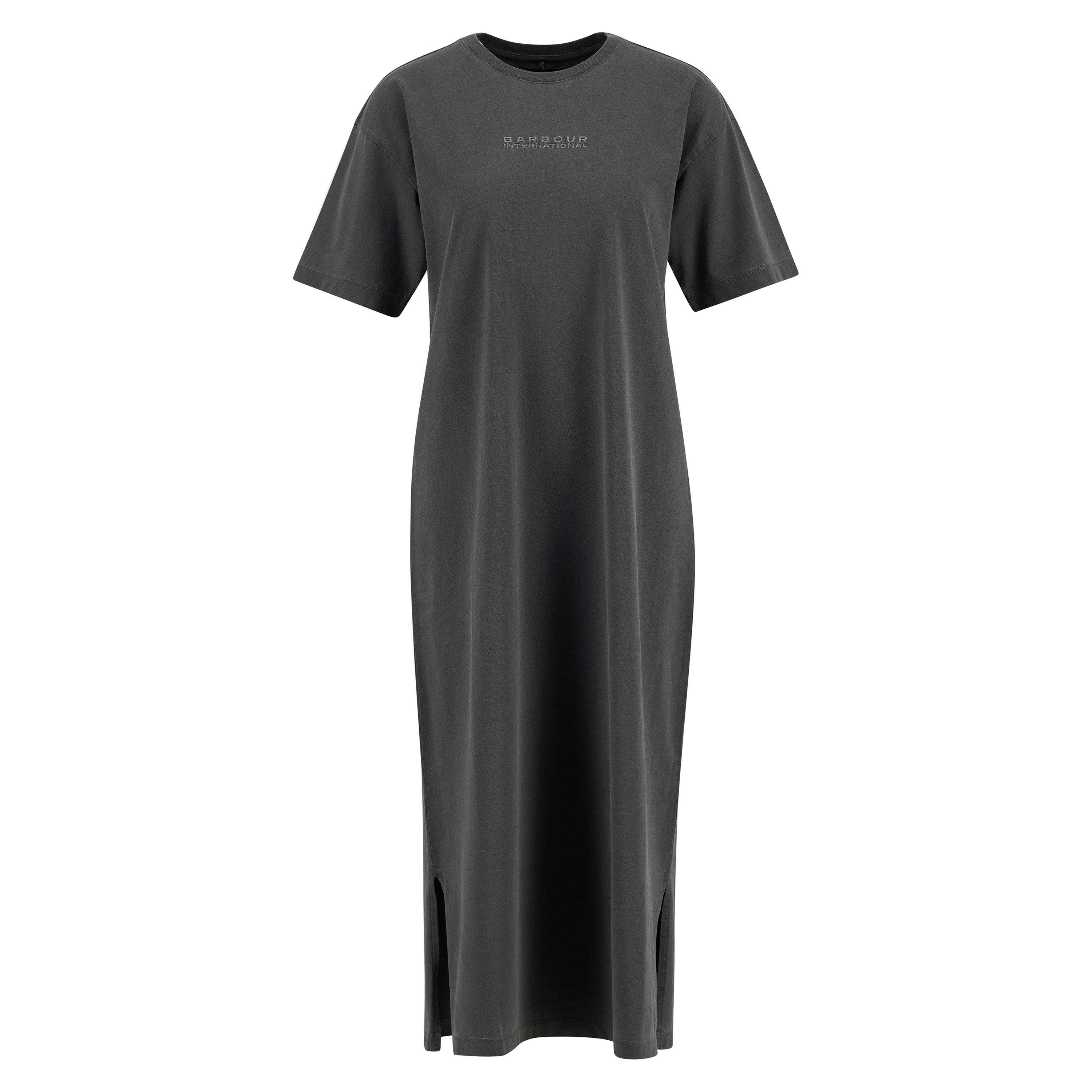 Washed Black - Barbour International - Womens Lyra Midi Dress - 1