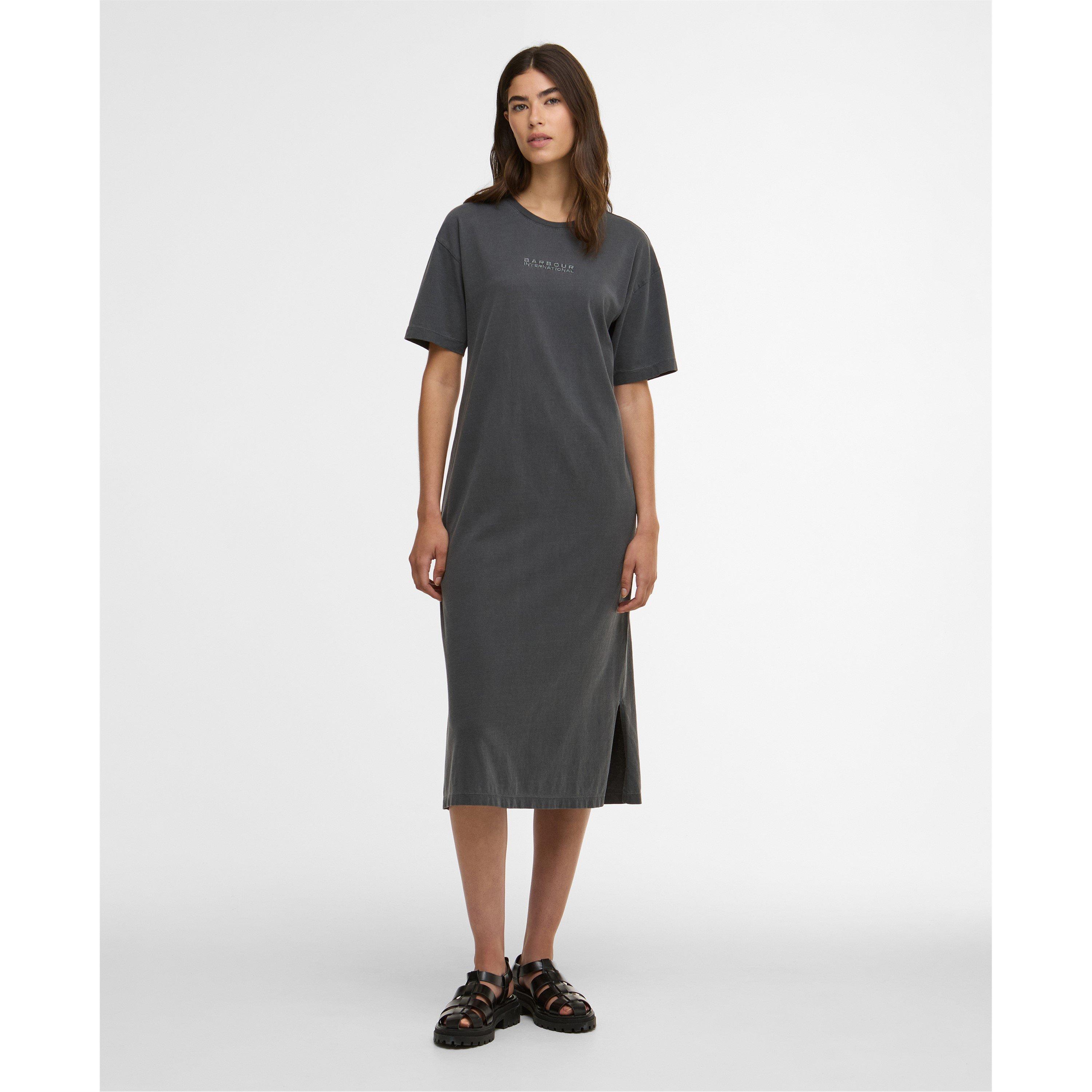 Washed Black - Barbour International - Womens Lyra Midi Dress - 2