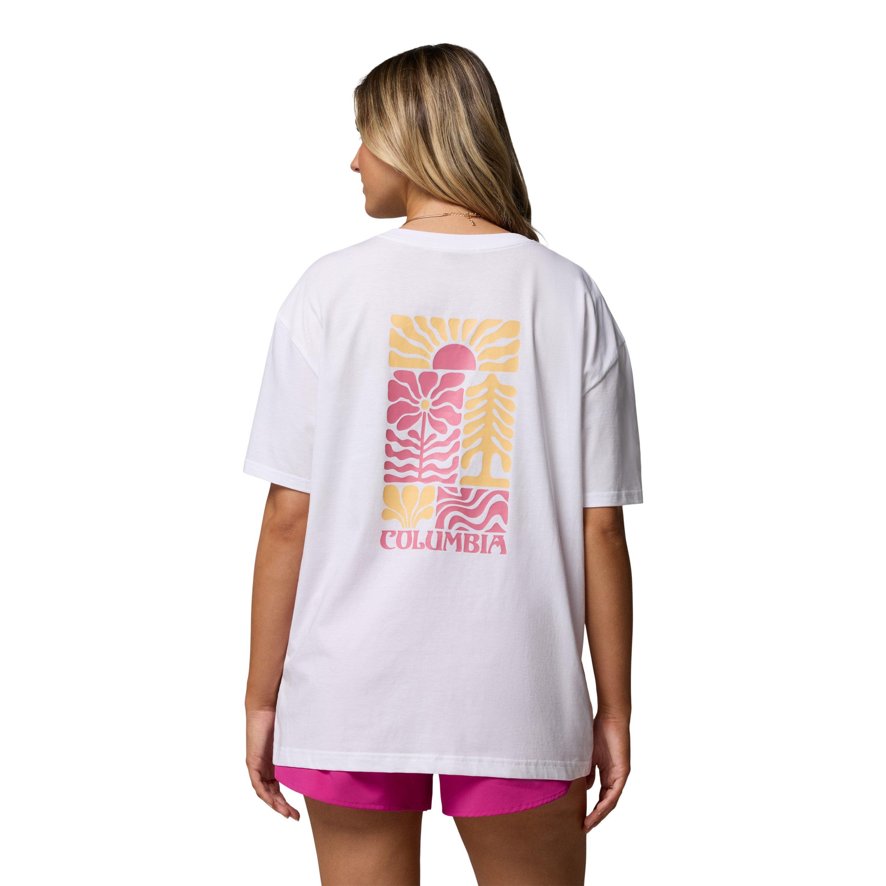 White Floral - Columbia - Columbia Roll Grph T Ld62 - 2