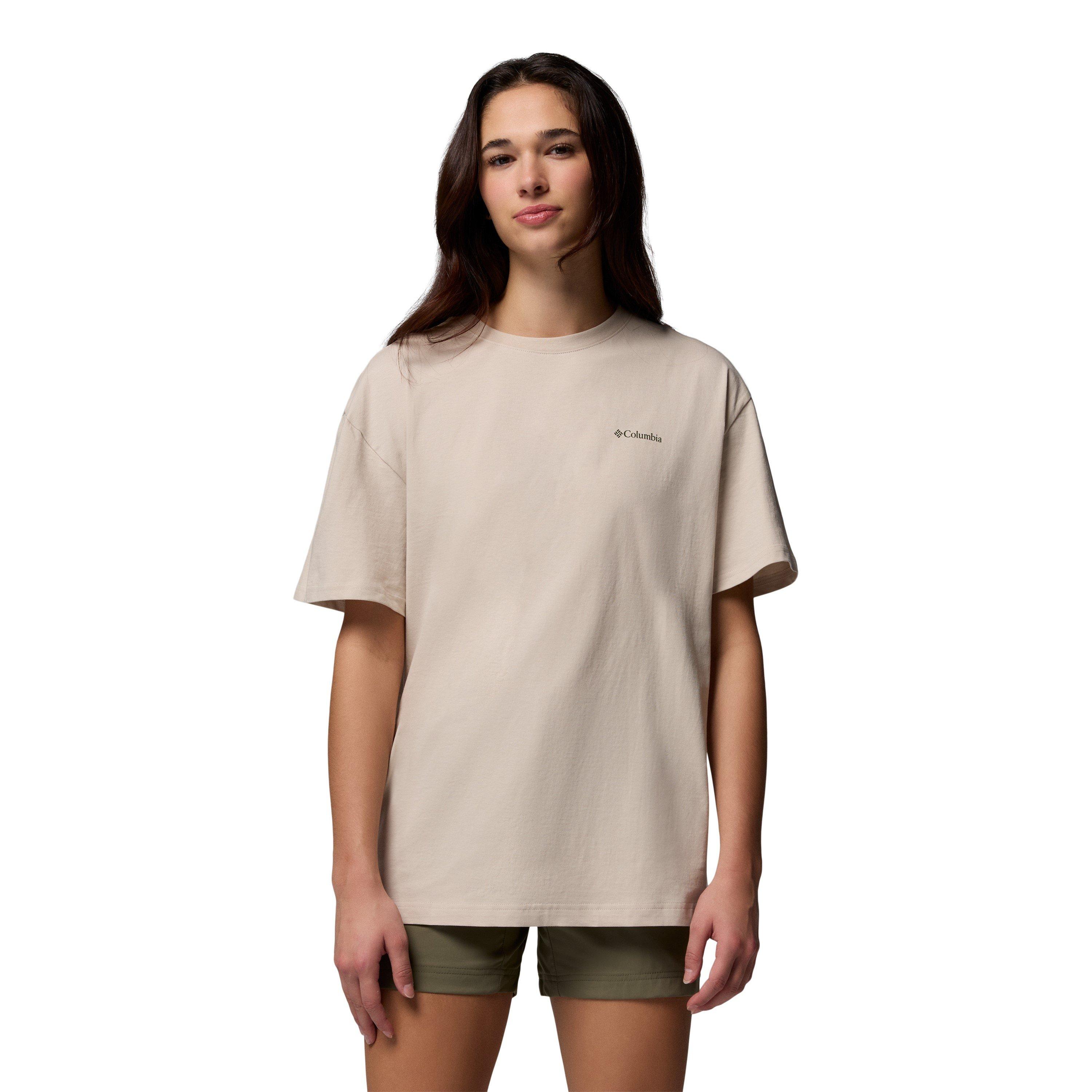 Columbia Women's Oversized T-Shirt - Drk Stne Bubbly - 16 (XL)