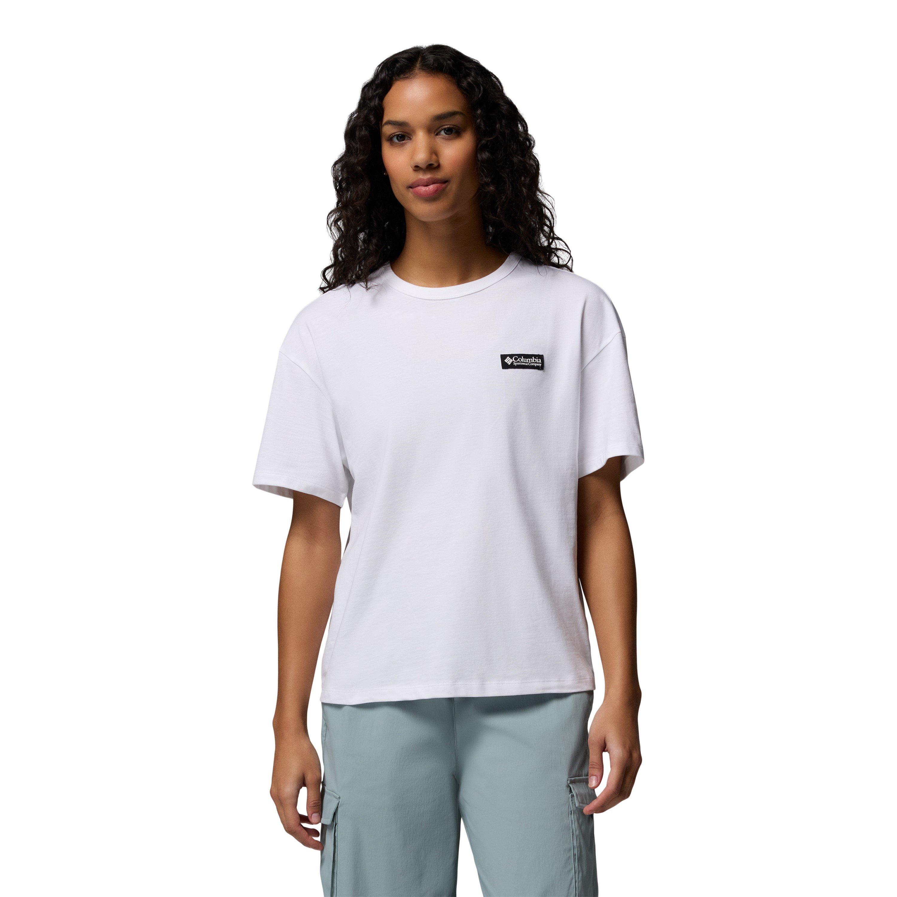 Columbia Women's Oversized T-Shirt - White Hoodscape - 16 (XL)