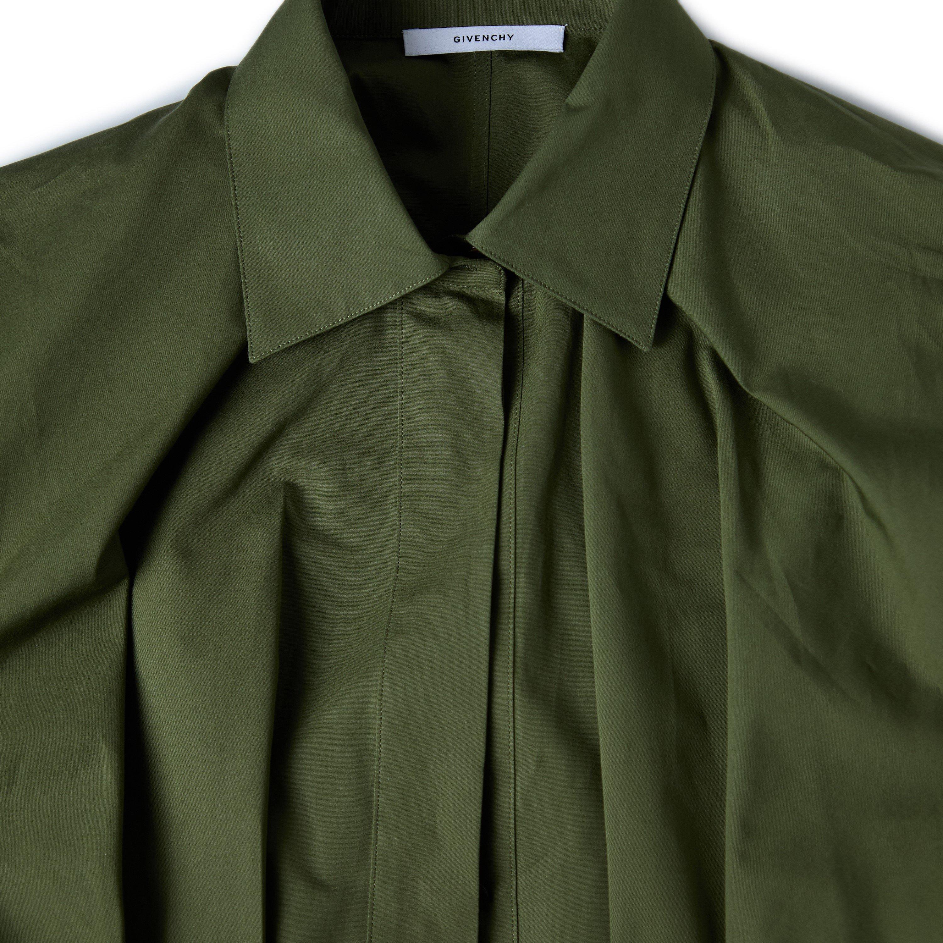 Khaki - GIVENCHY - Women's GIV Shirt Dress - 5