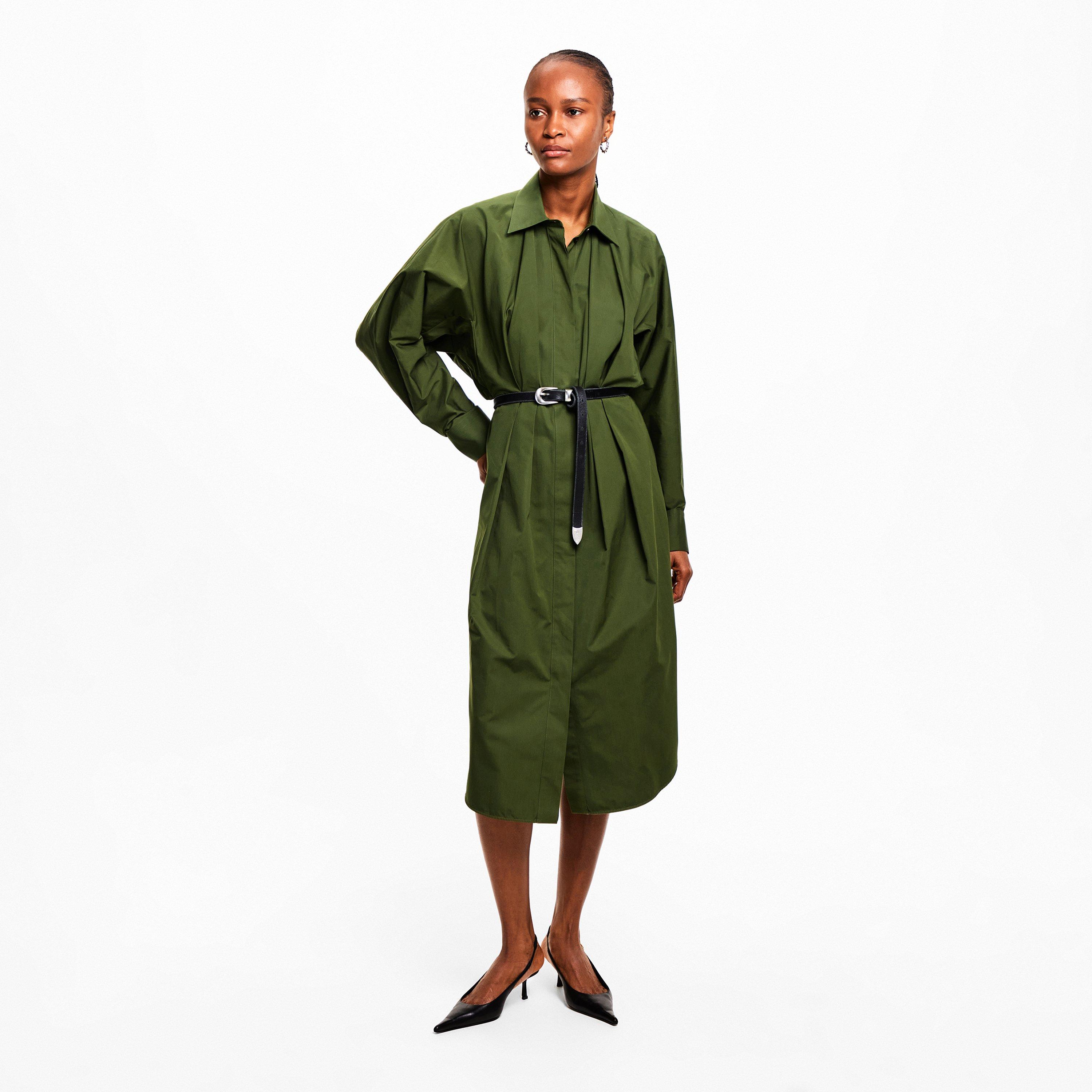 Khaki - GIVENCHY - Women's GIV Shirt Dress - 6