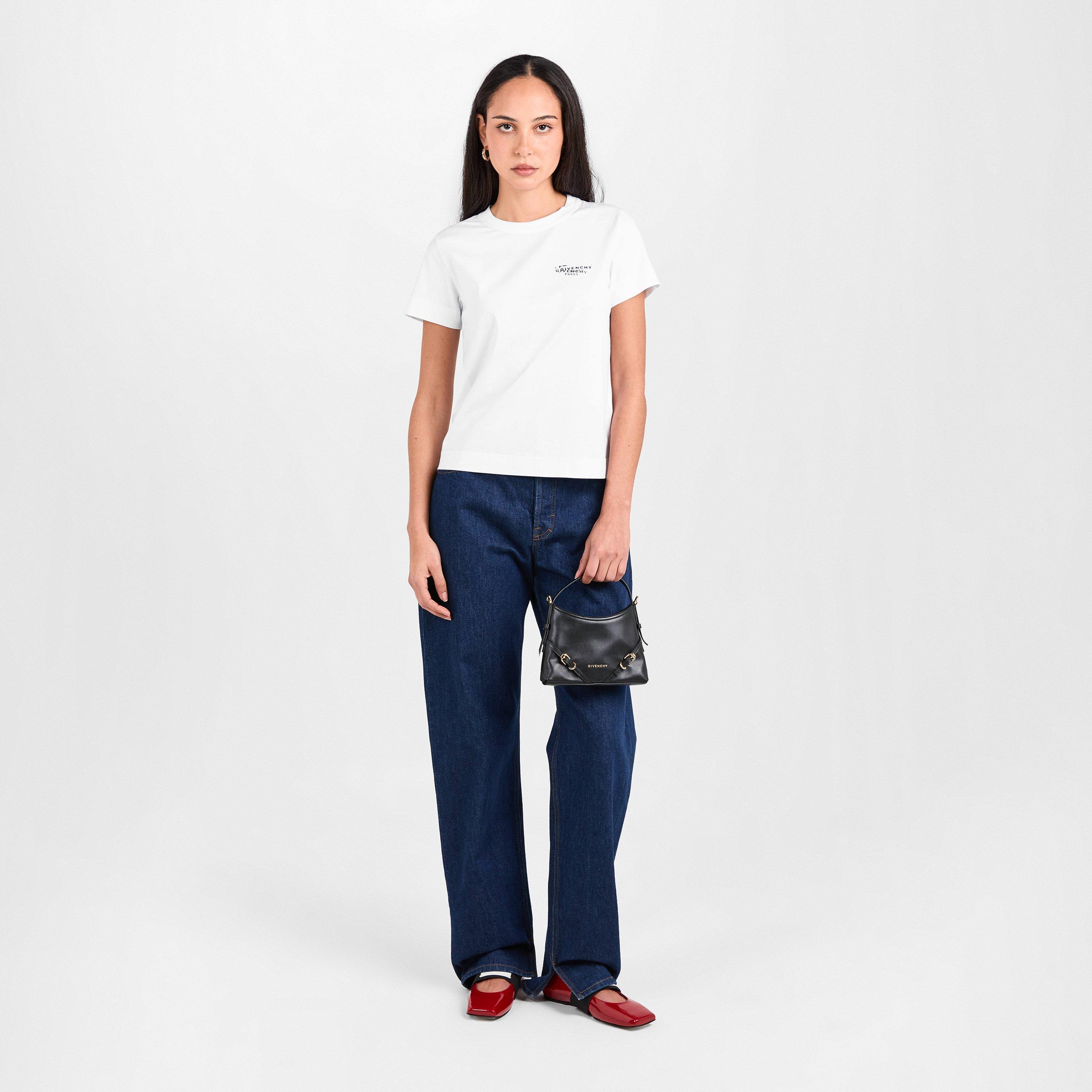 White - GIVENCHY - Women's GIV Stamp T-Shirt - 6