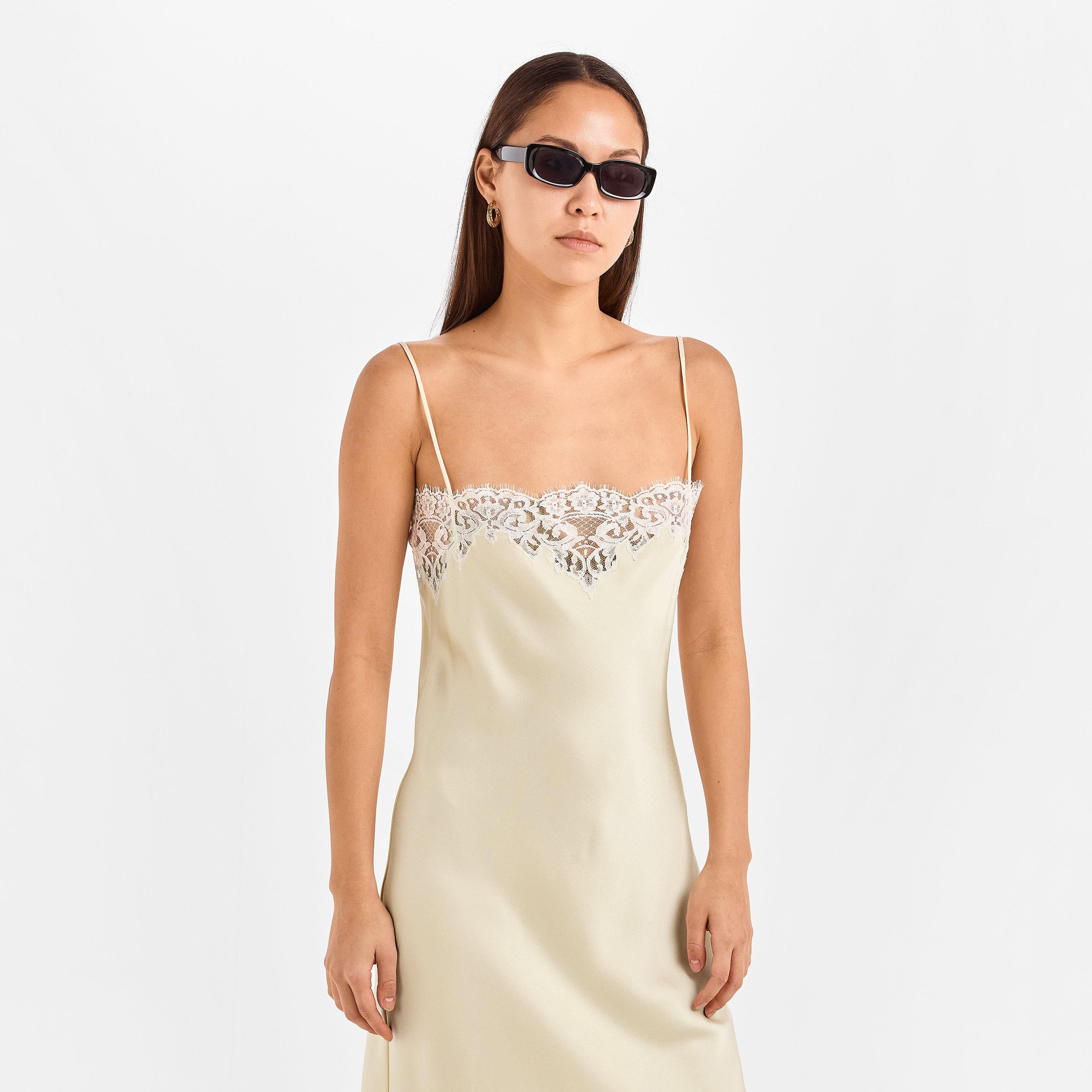 Buttermilk - Stella McCartney - Women's Iconic Lc Slip Dress - 3