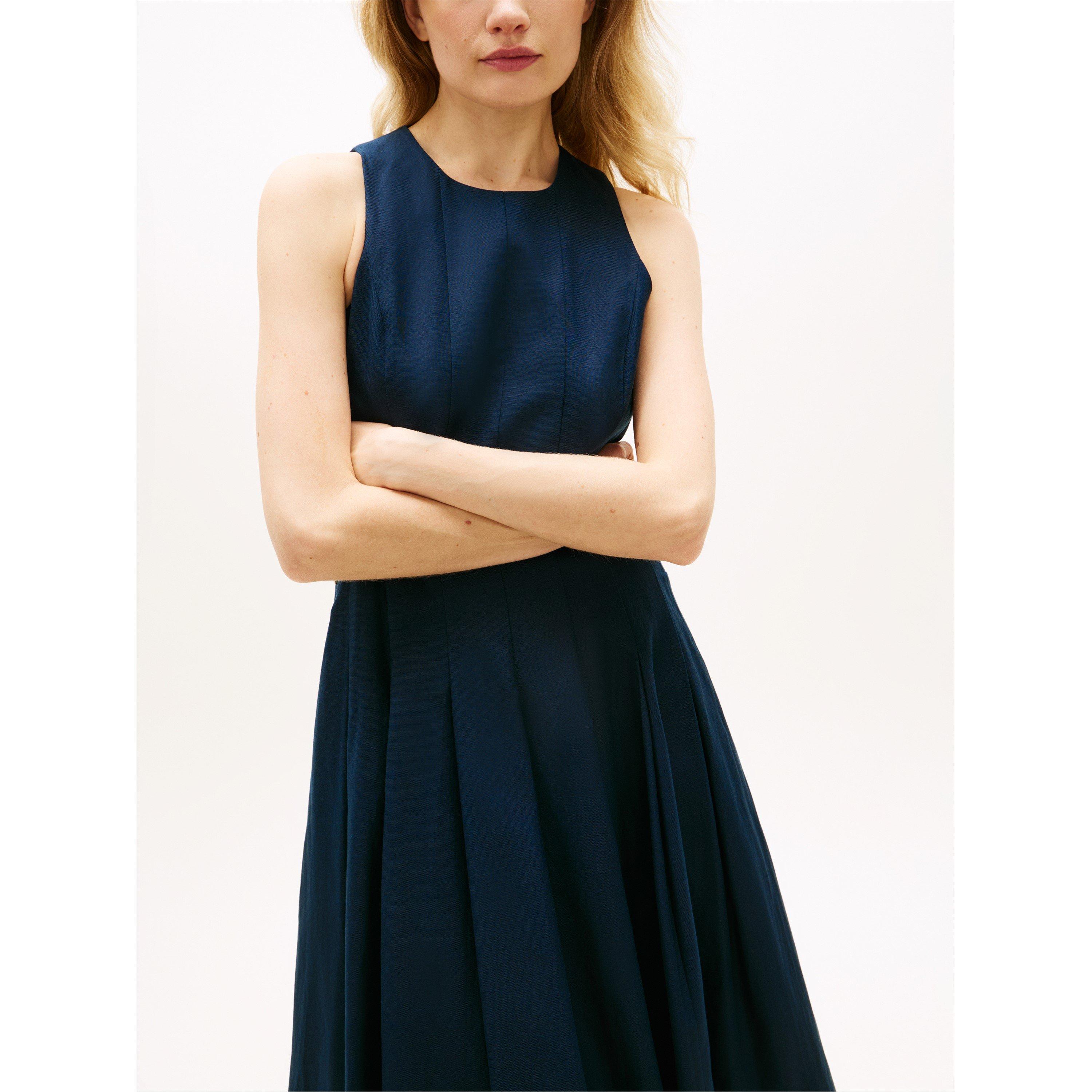 Dark Night Navy - Tommy Hilfiger - Tommy Hrgls Midi Drs Ld63 - 4