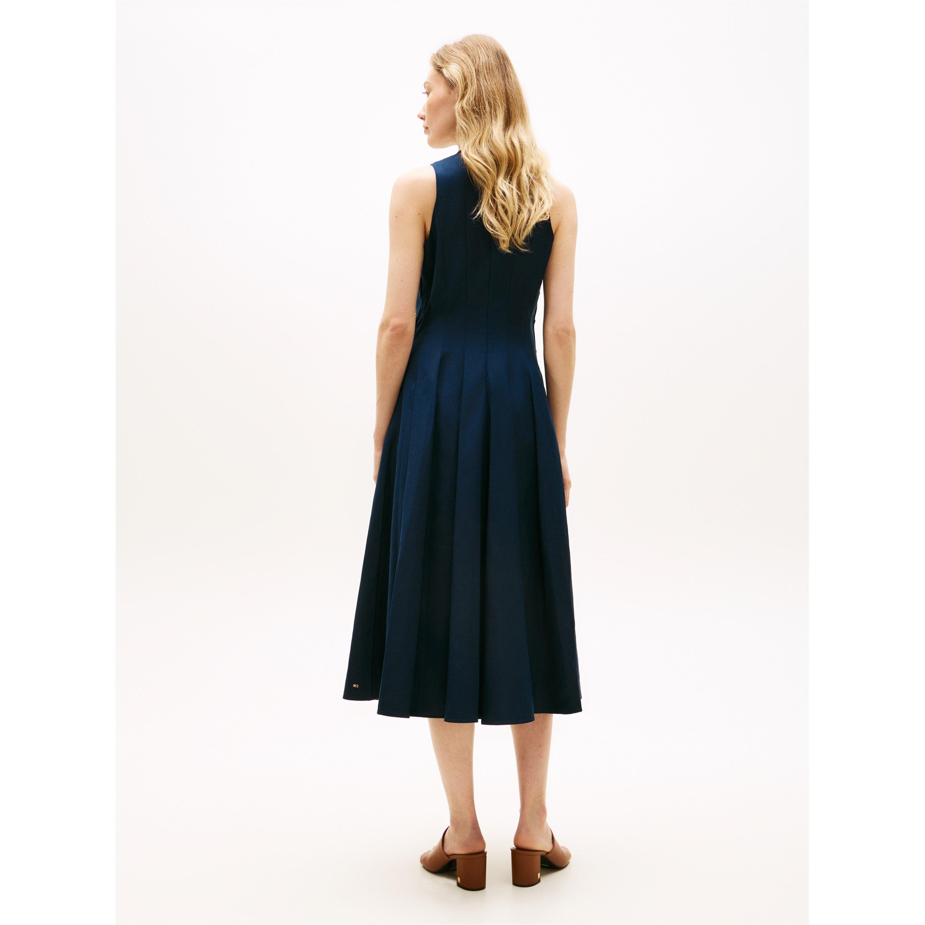 Dark Night Navy - Tommy Hilfiger - Tommy Hrgls Midi Drs Ld63 - 5