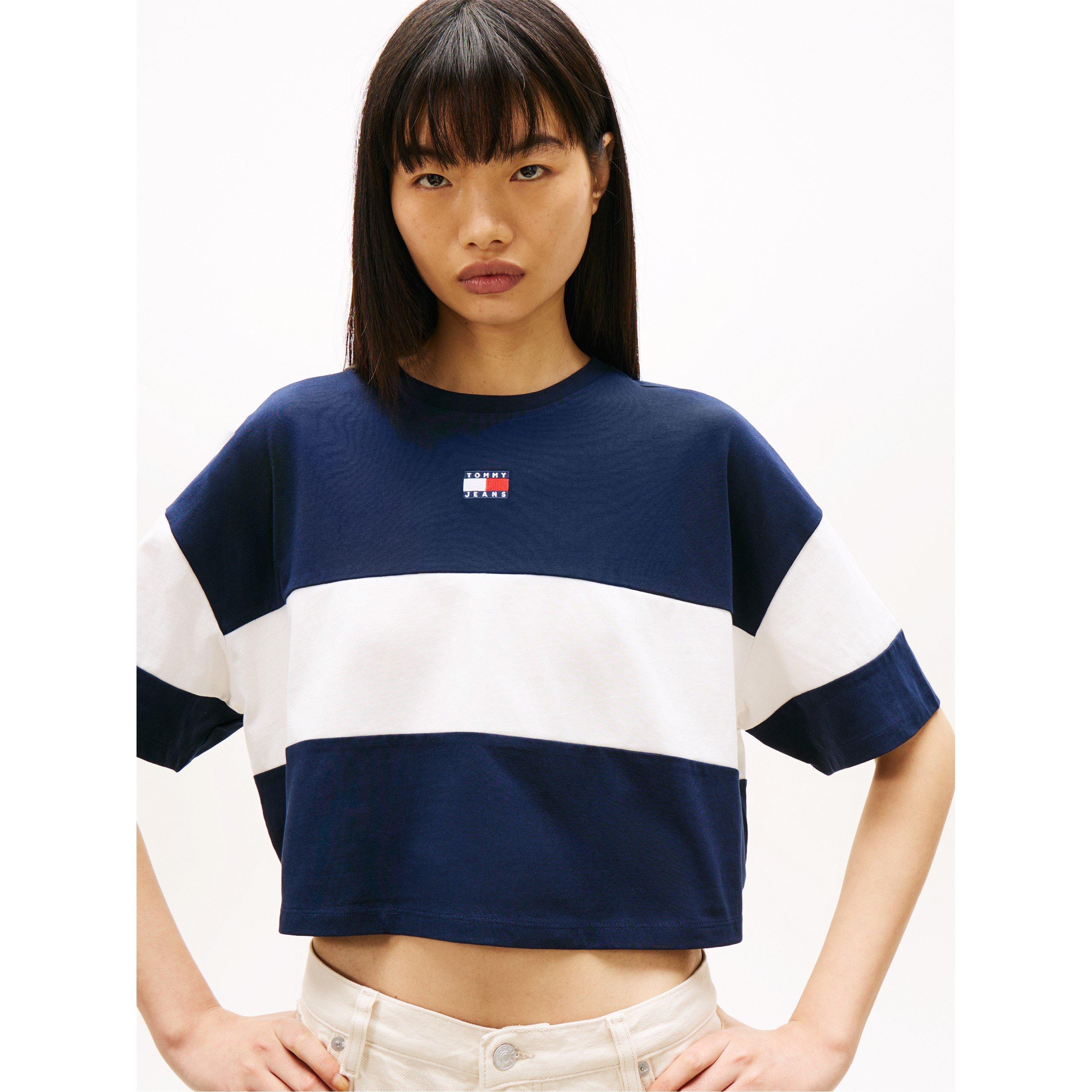 Dunkle Nacht Marineblau - Tommy Jeans - TJ Cblk Badge Tee Ld63 - 2