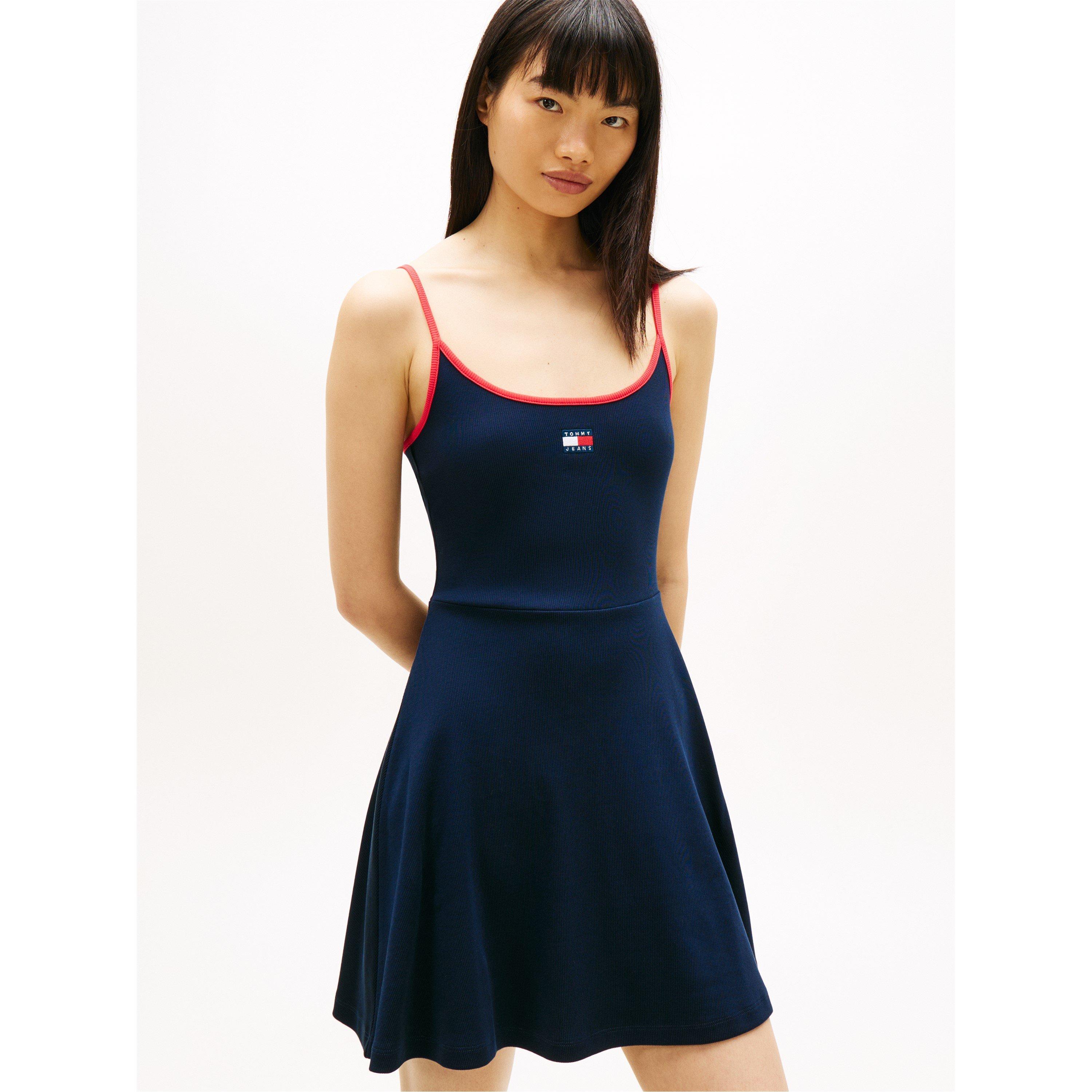 Dark Night Navy - Tommy Jeans - TJ Strap Bdg Dress Ld63 - 2
