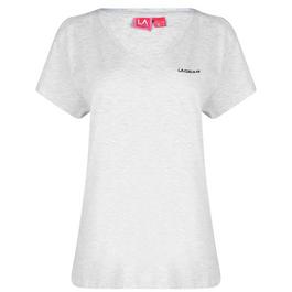 LA Gear LA V Neck T Shirt Ladies