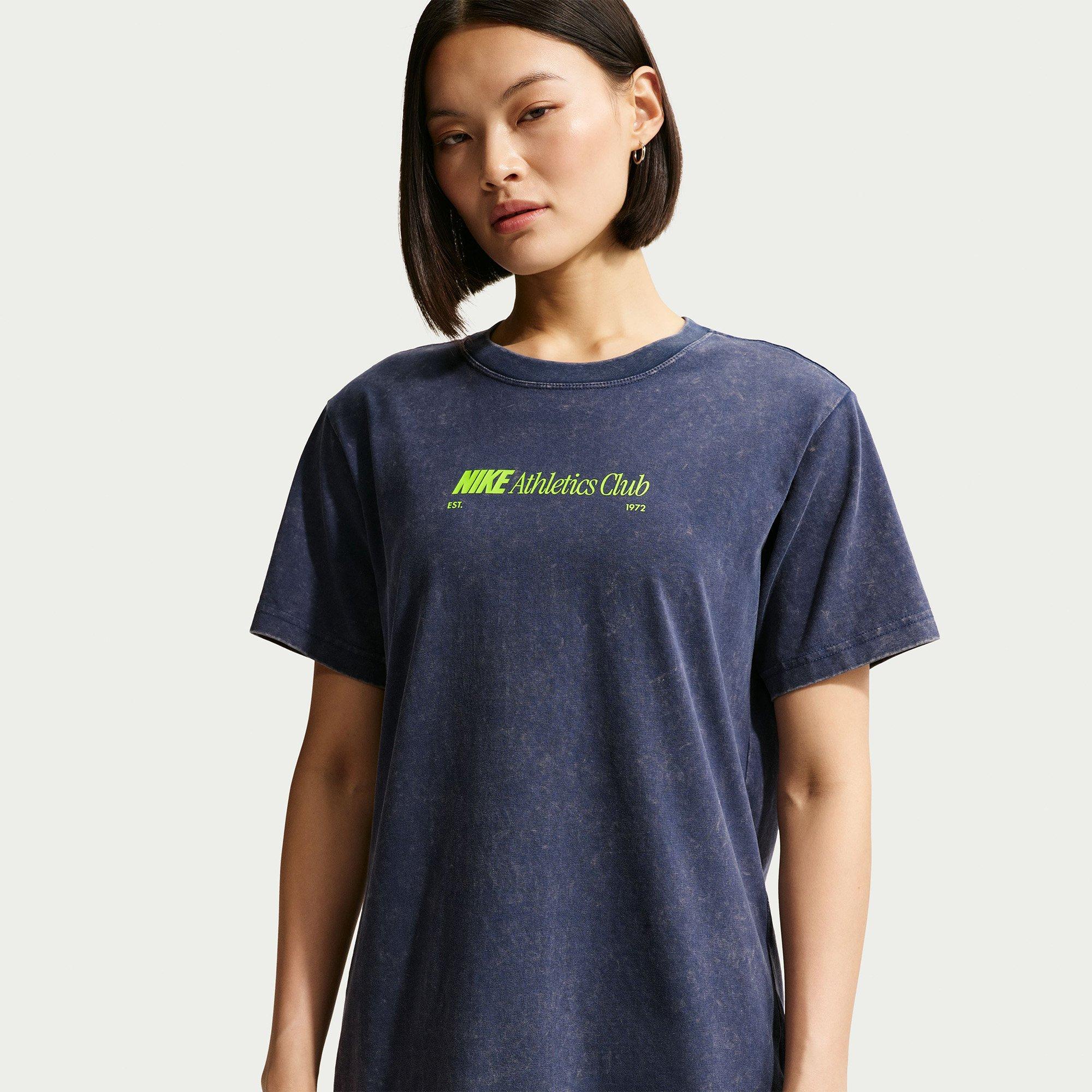 Midnight Navy - Nike - Women's Varsity Oversized T-Shirt - 2