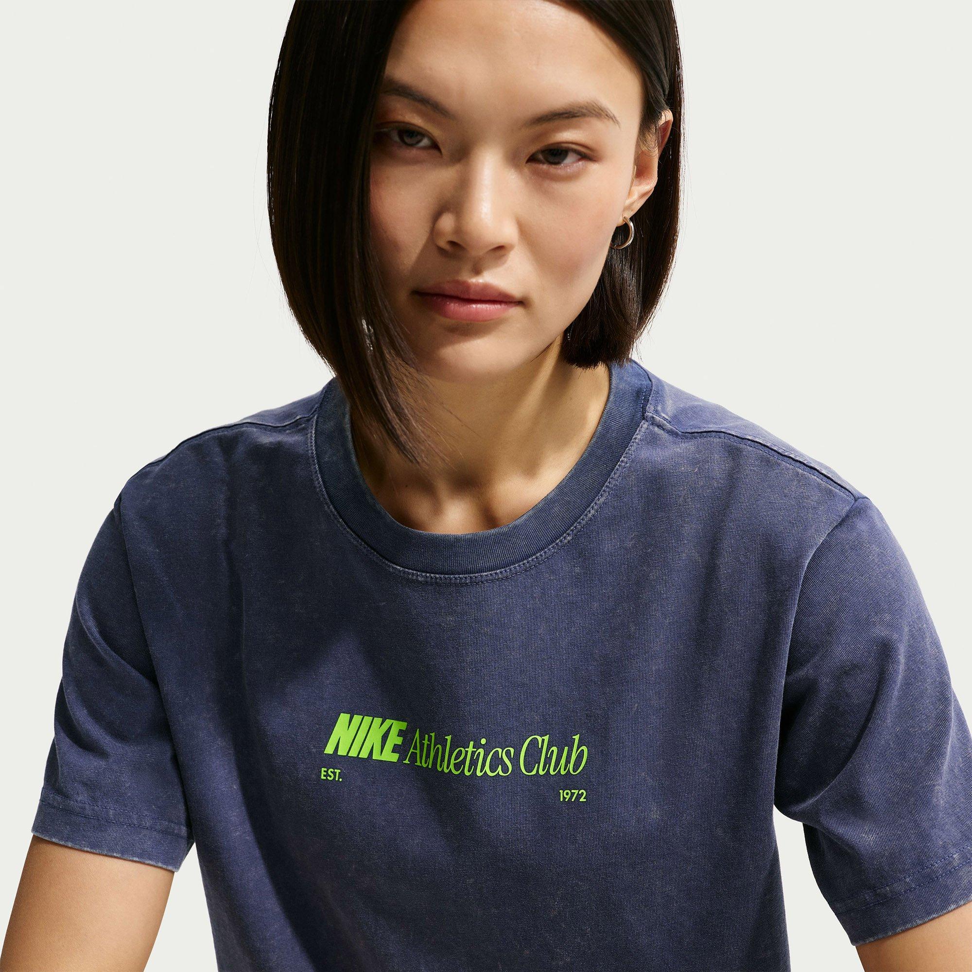 Midnight Navy - Nike - Women's Varsity Oversized T-Shirt - 3