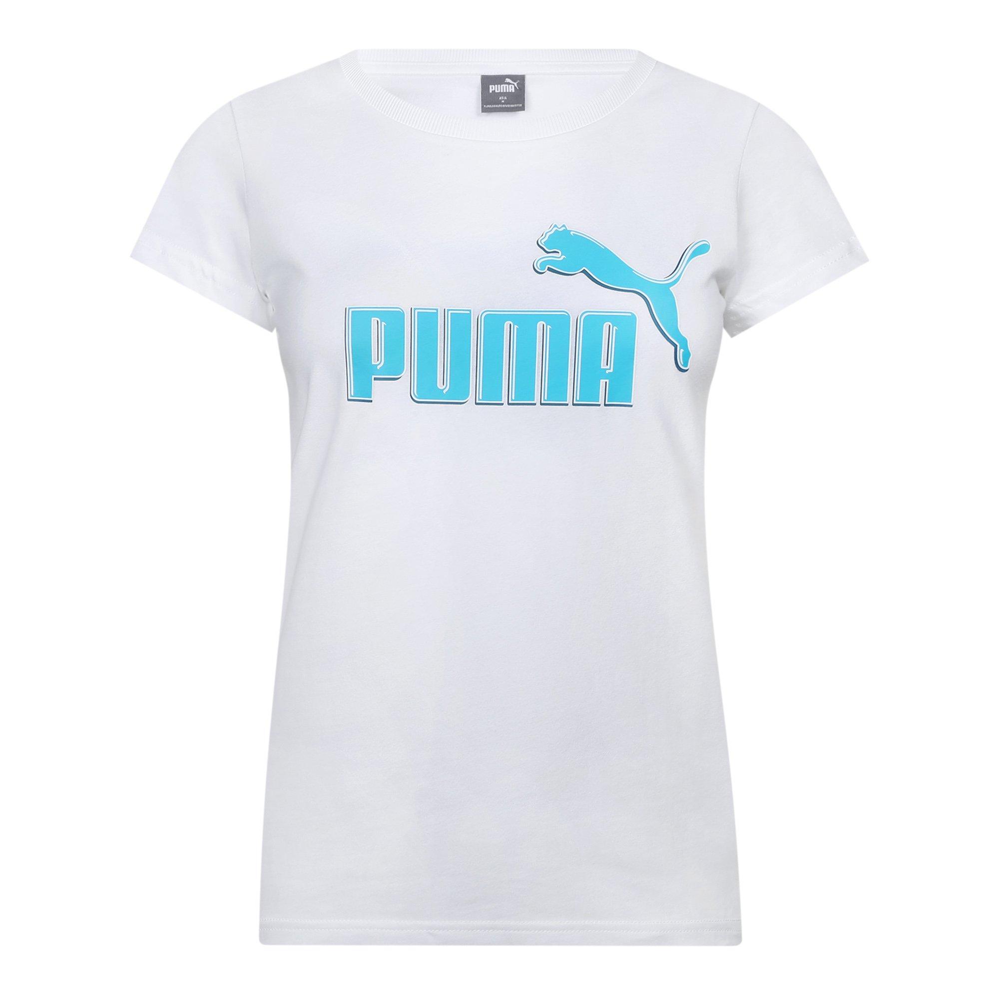 Puma White - Puma - Graphic T-Shirt Womens - 1