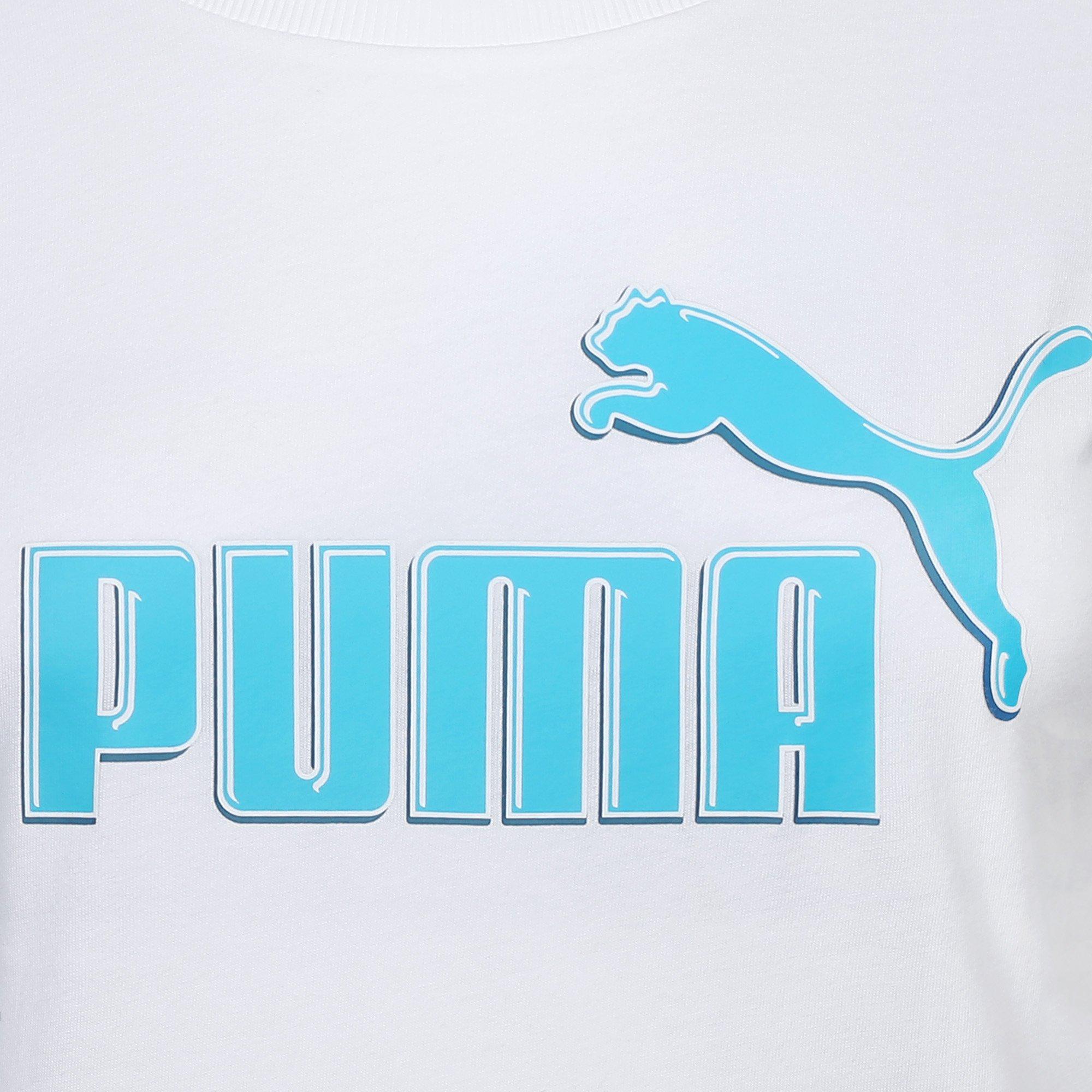 Puma White - Puma - Graphic T-Shirt Womens - 2