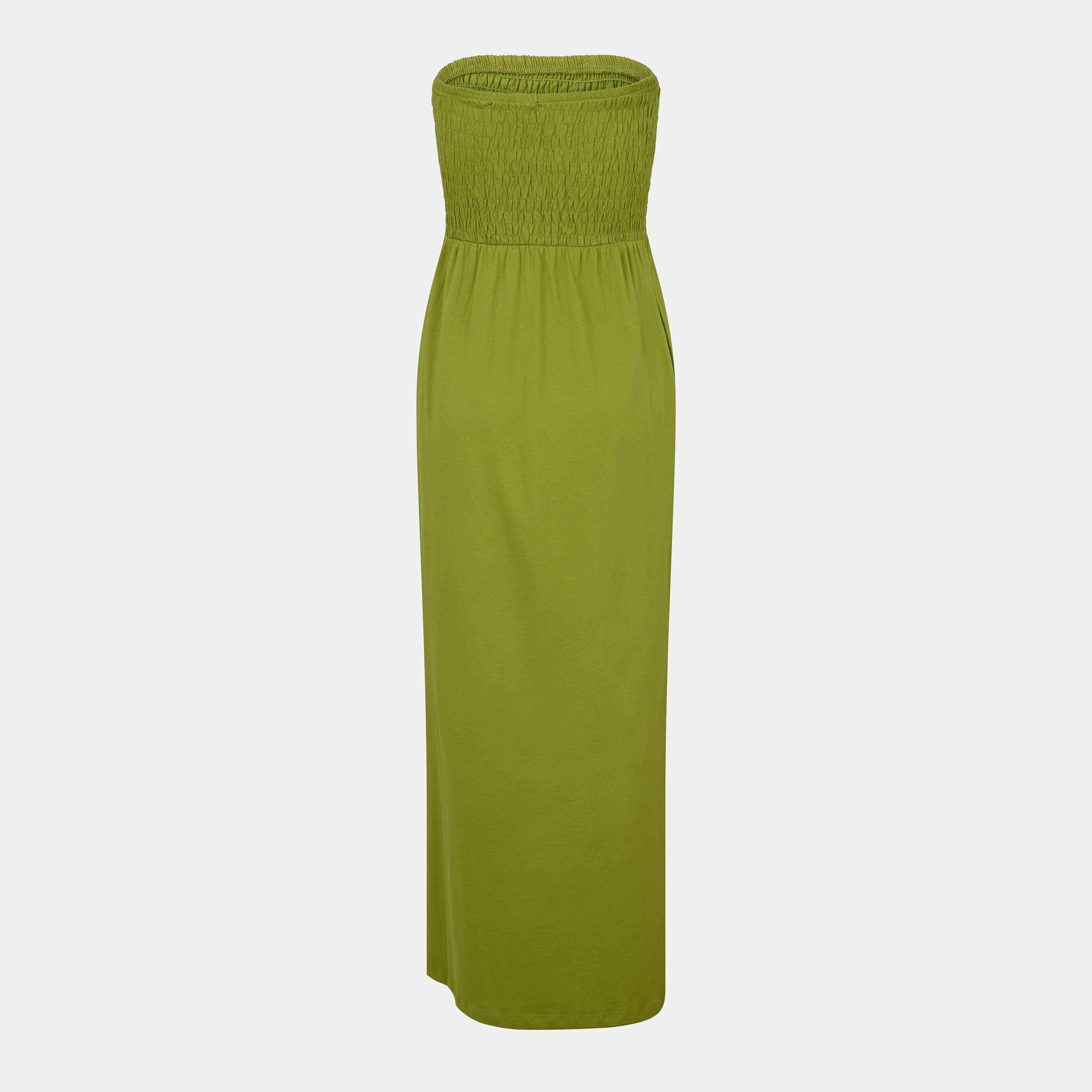 Olive Solid - Threadbare - Hill Maxi Dress - 2