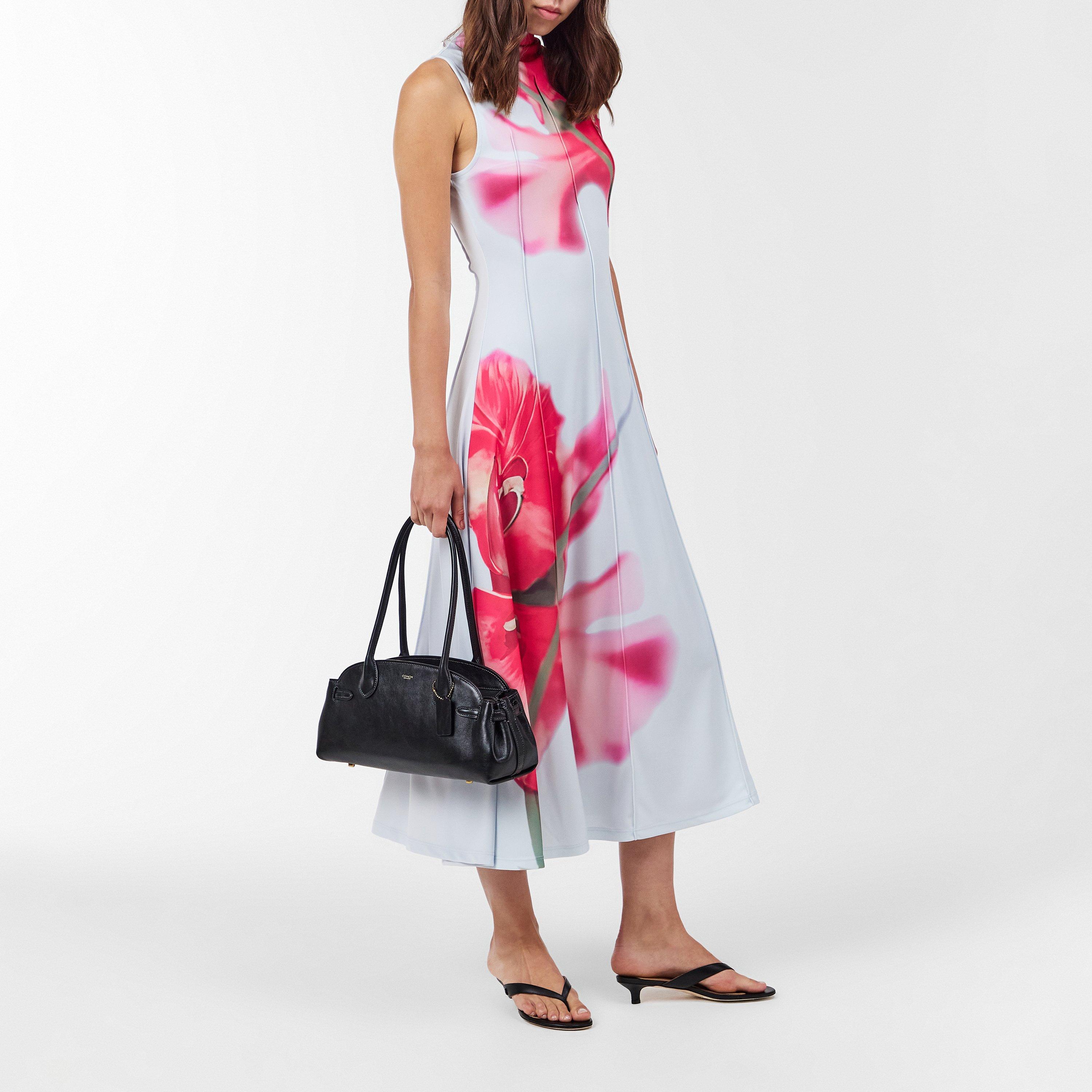 Pl-Blue - Ted Baker - Women's Mesh Midi Tea Dress - 6