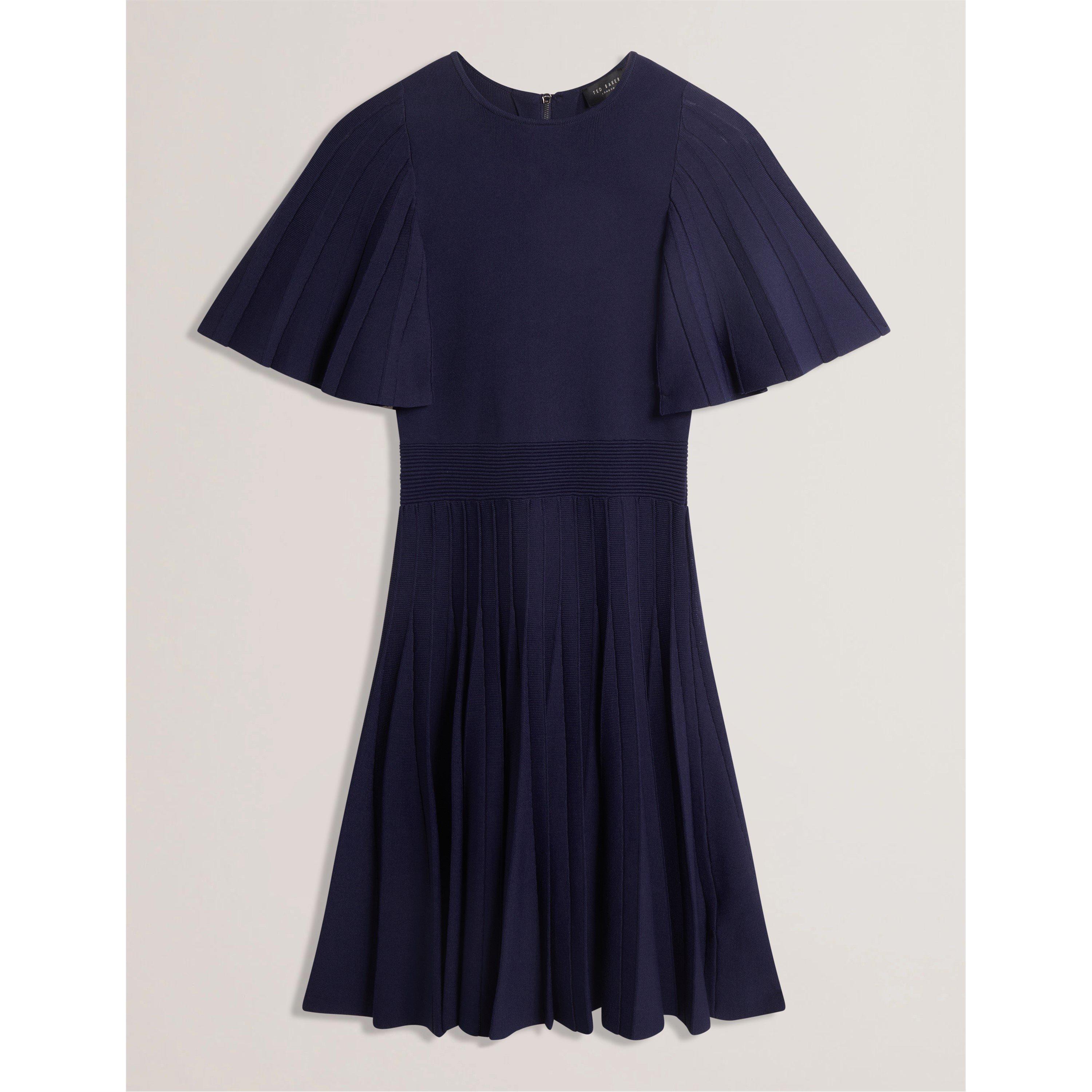 Ted Baker Women's Knitted Skater Mini Dress - Navy - 8 (XS)