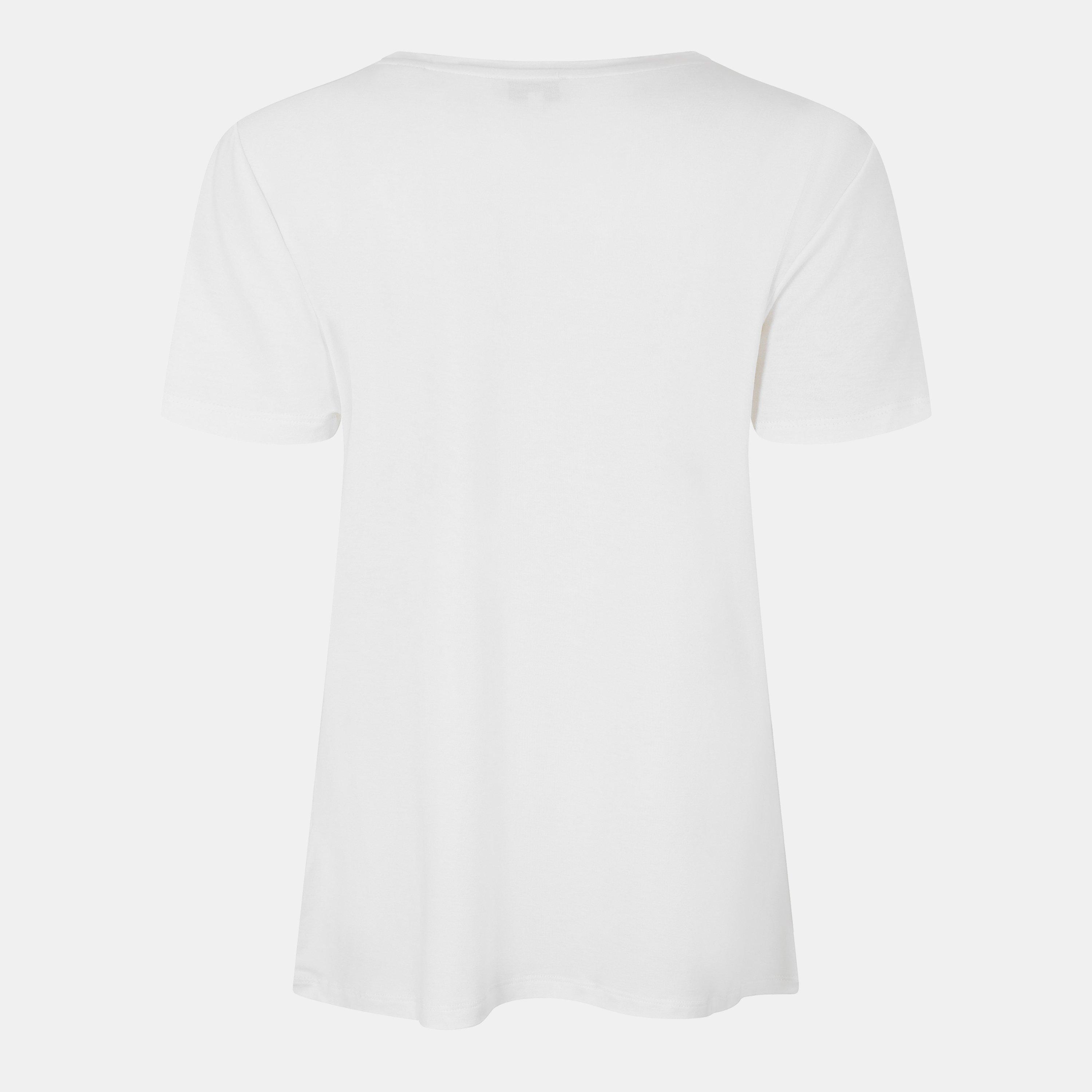 Nude-Pink - Ted Baker - Women's Print Slim Fit T-Shirt - 2