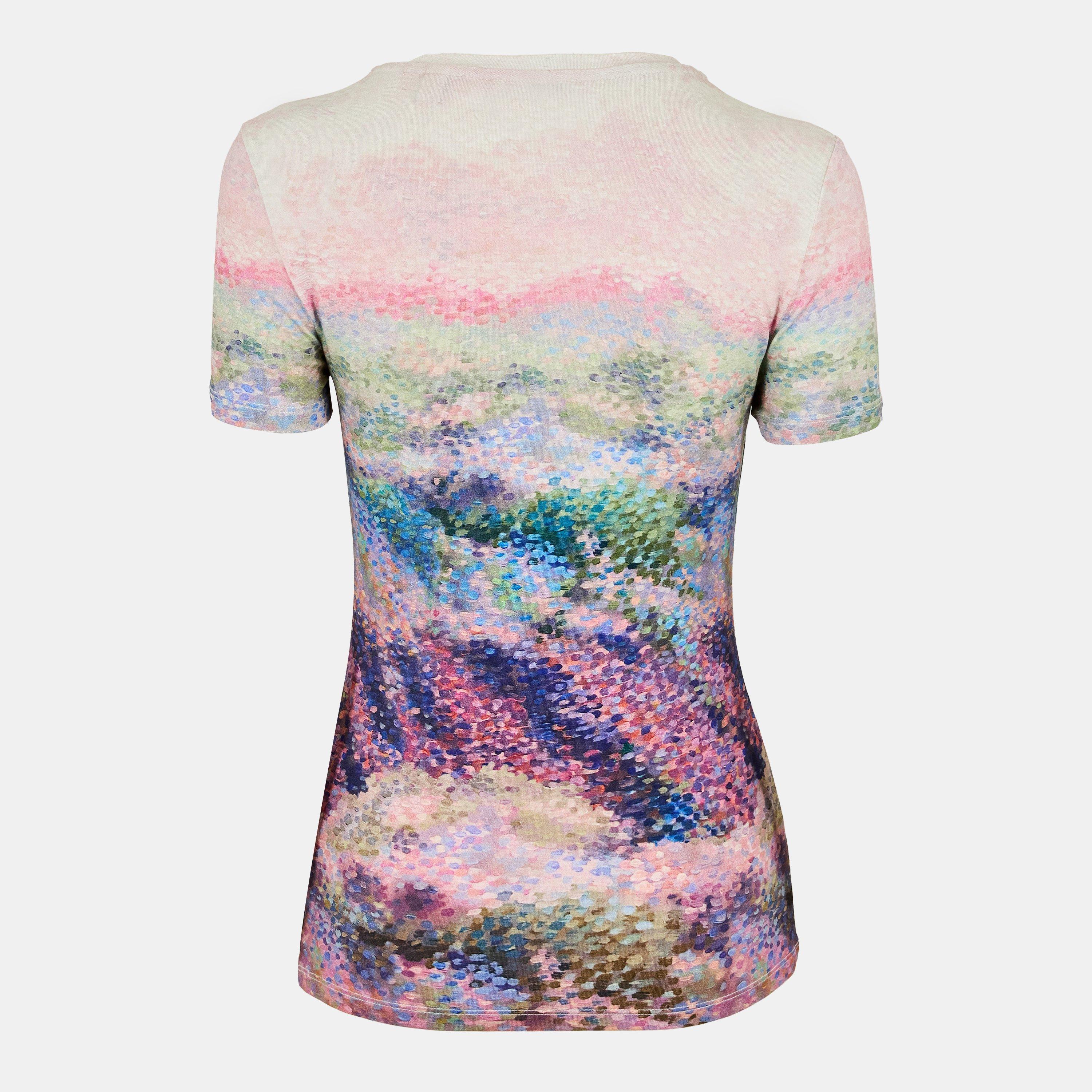 Mid-Pink - Ted Baker - Women's Slim Fit Print T-Shirt - 2