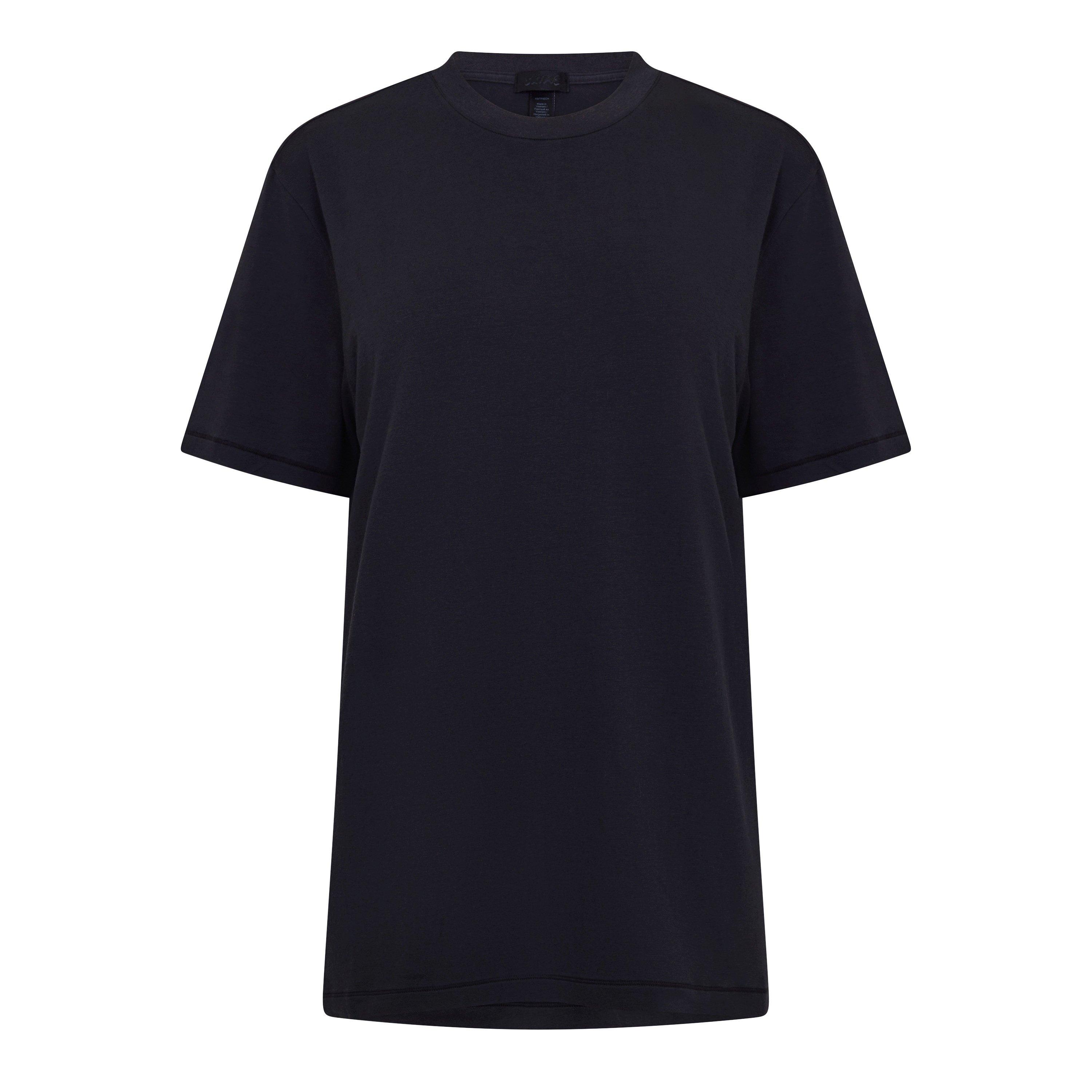 SKIMS Womens Boyfriend Oversized T-Shirt - Onyx - Size 18 (2XL)