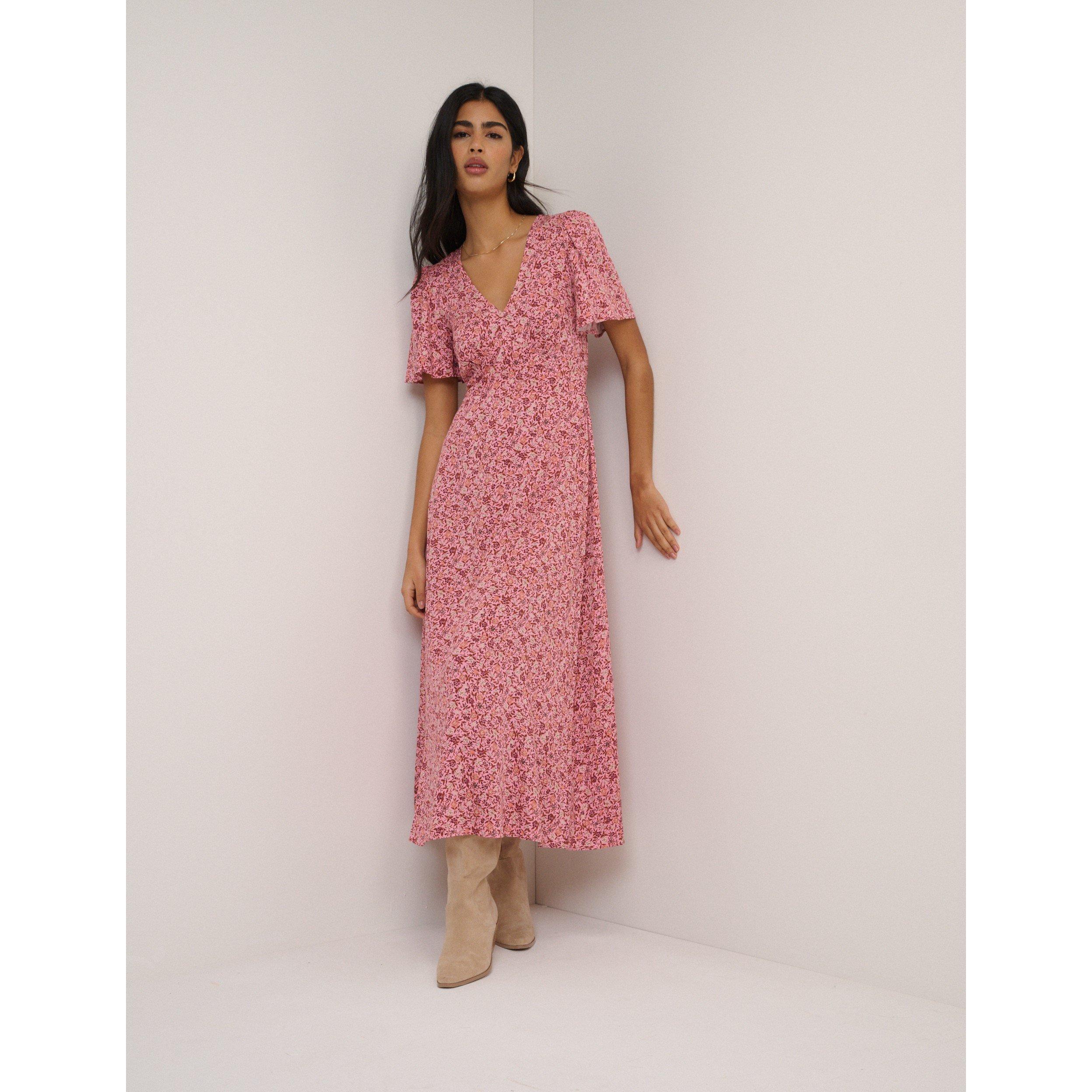 Nobodys Child NC Atlas Midi Dress - Pink - Size 16 (XL)