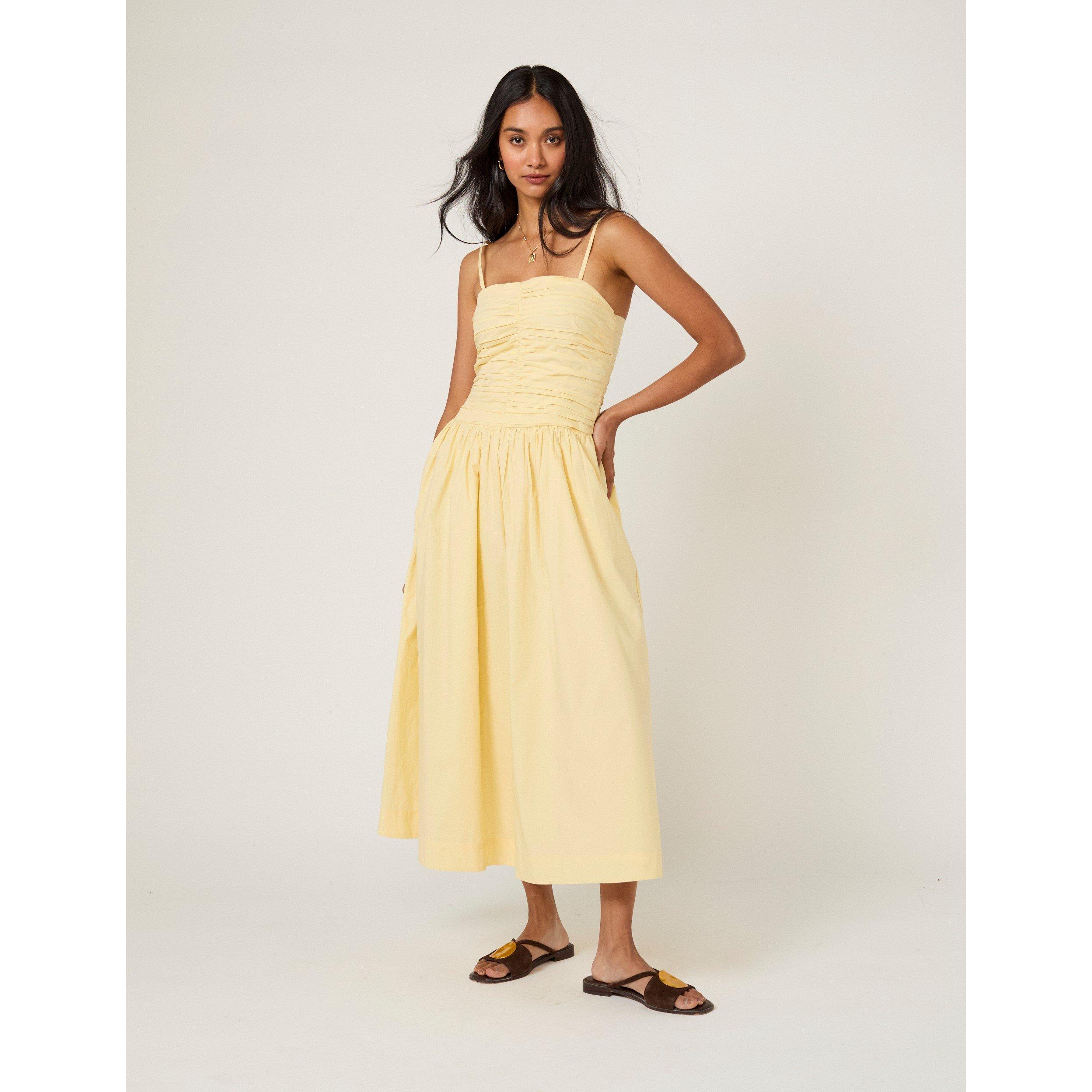 Nobodys Child Women's Nc Rosalie Midi Dress - Yellow - 10 (S)