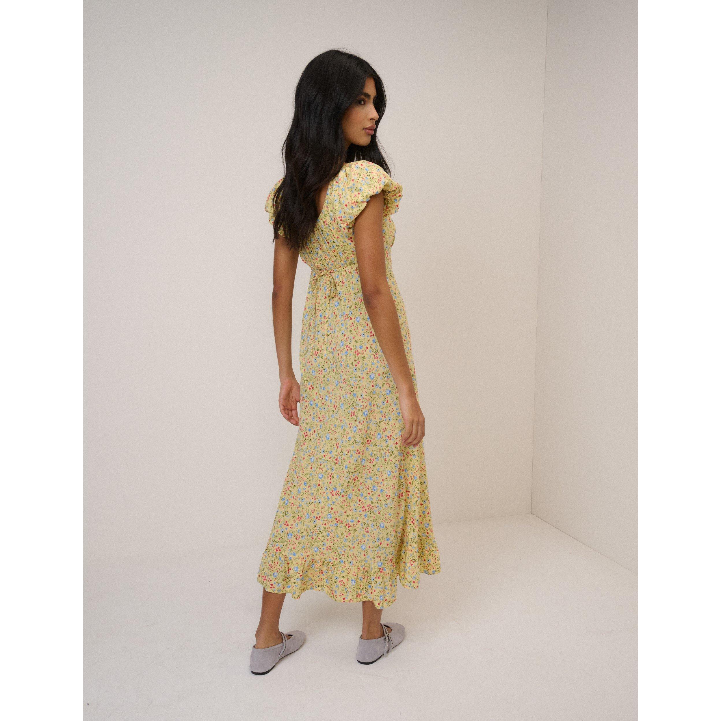 Yellow - Nobodys Child - NC Jemima Midi Dress - 3