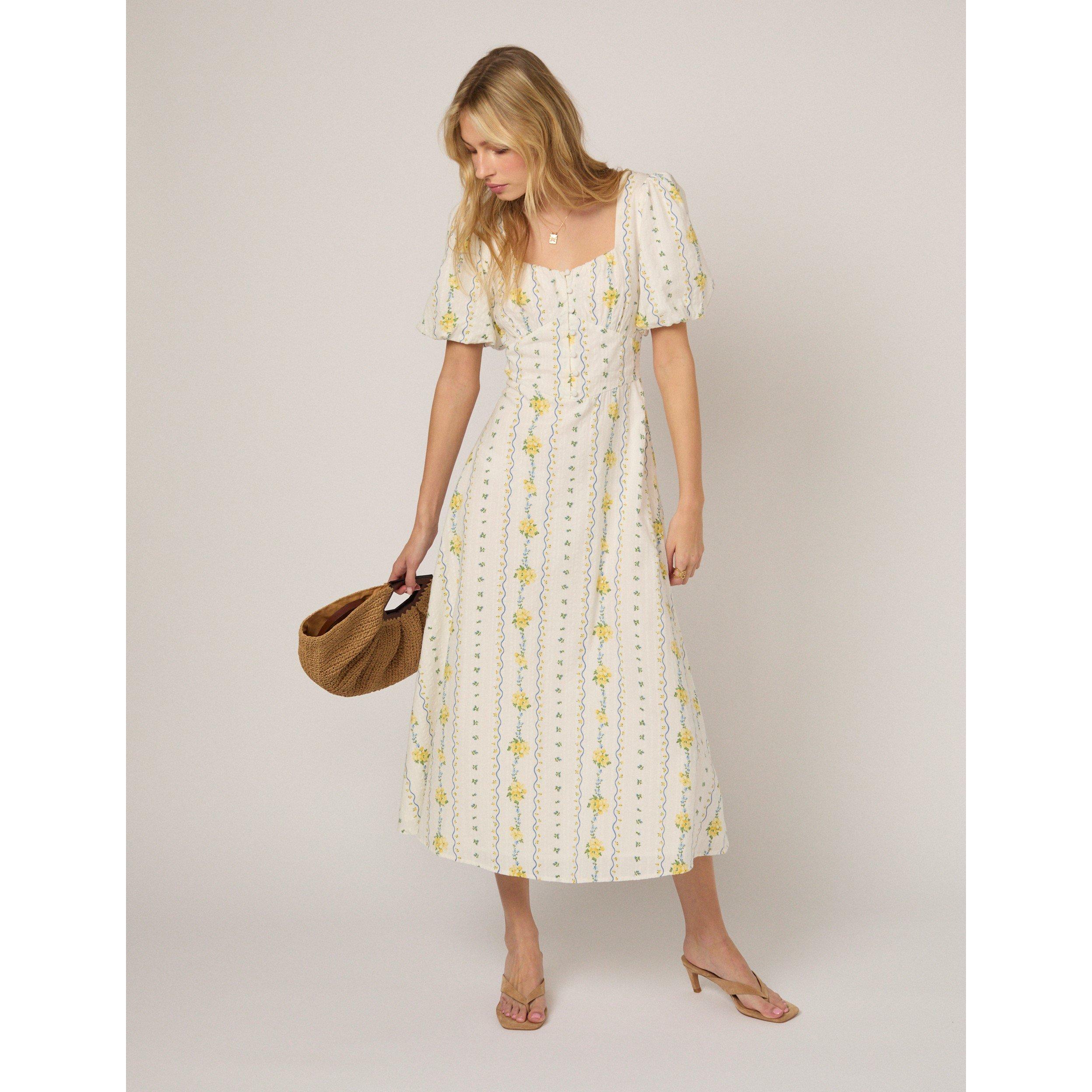 White - Nobodys Child - NC Melody Midi Dress - 2