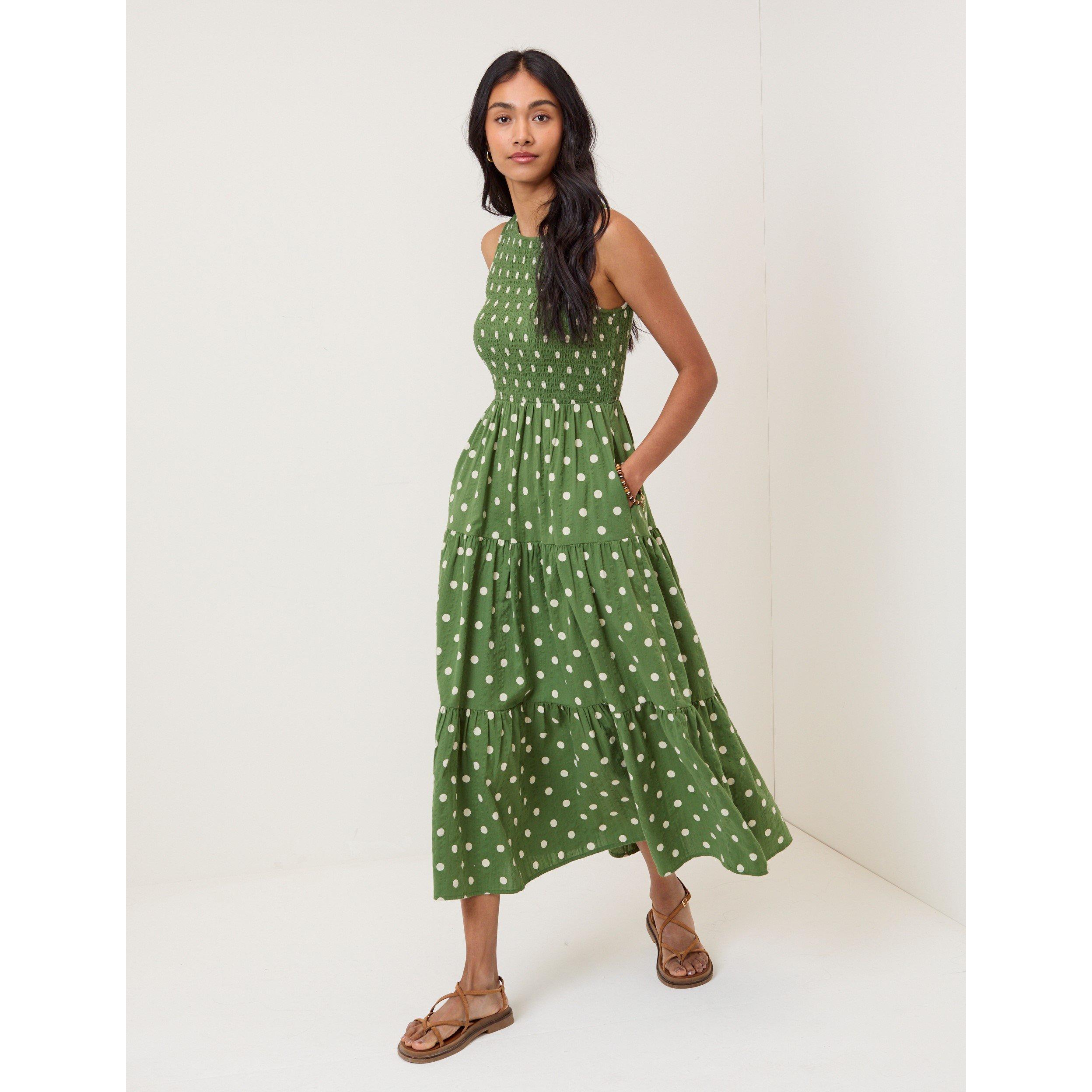 Nobodys Child NC Charlie Midi Dress - Green - Size 12 (M)
