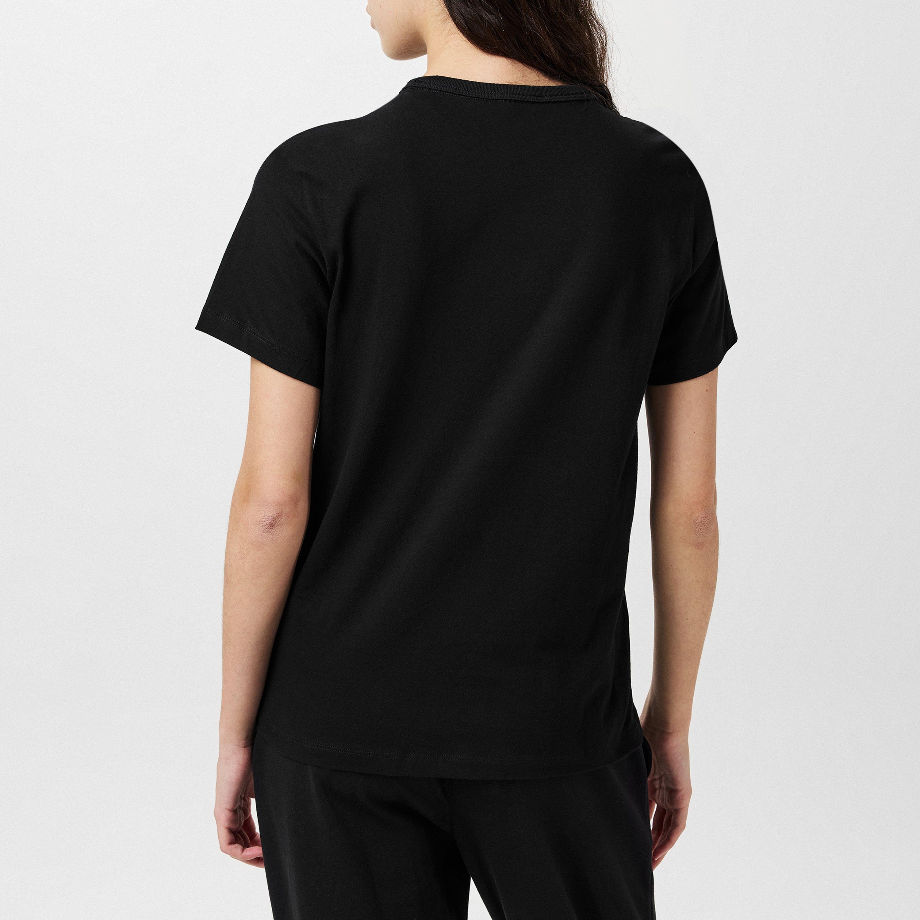 Schwarz 001 - Calvin Klein - Logo T Shirt - 4