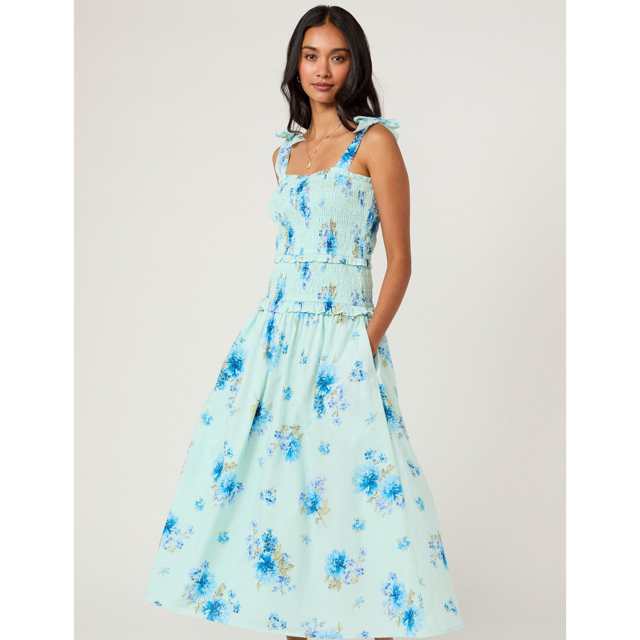 Blue - Nobodys Child - NC Andrea Midi Dress Ld63 - 1