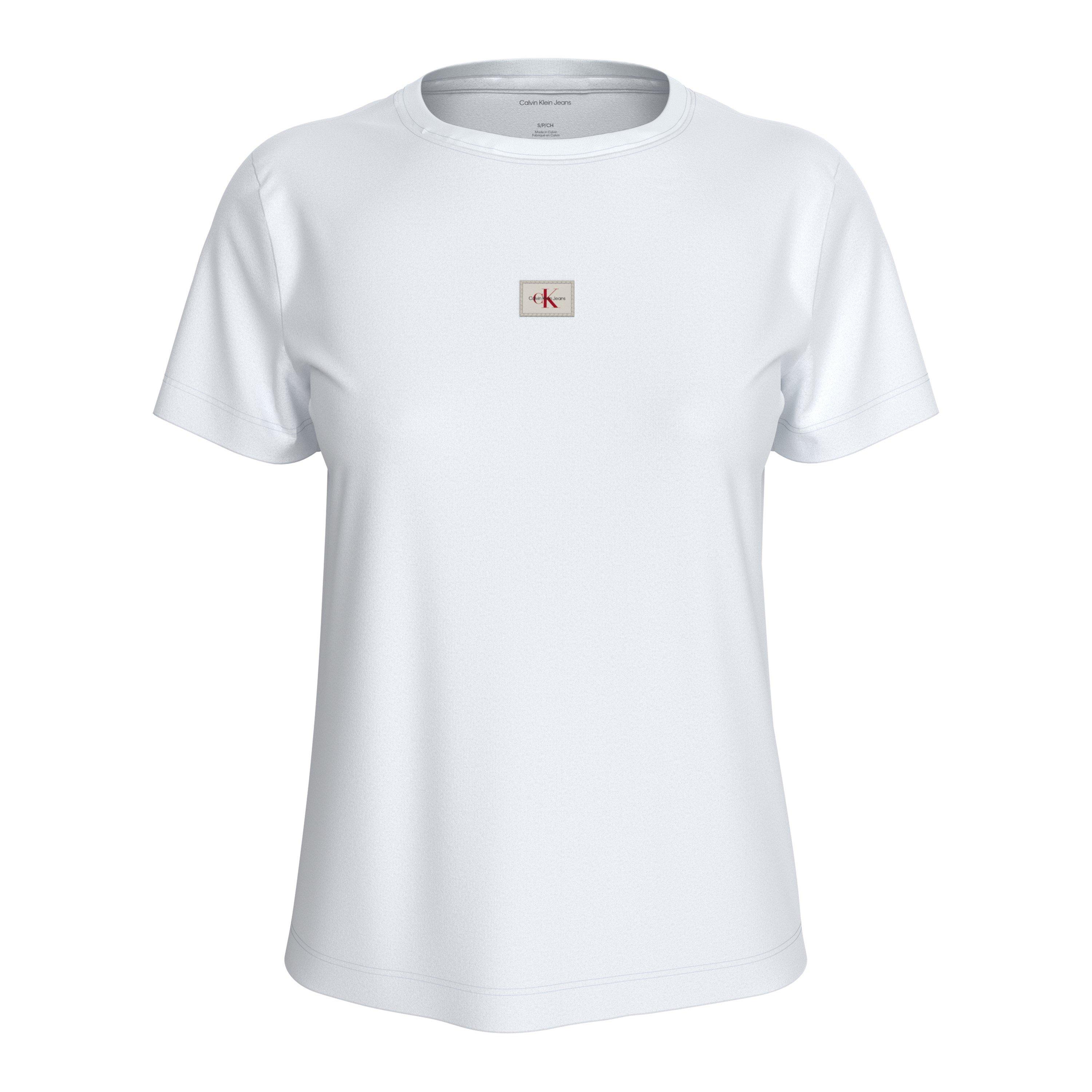 Calvin Klein Jeans Women's T-Shirt - Bright White - 14 (L)