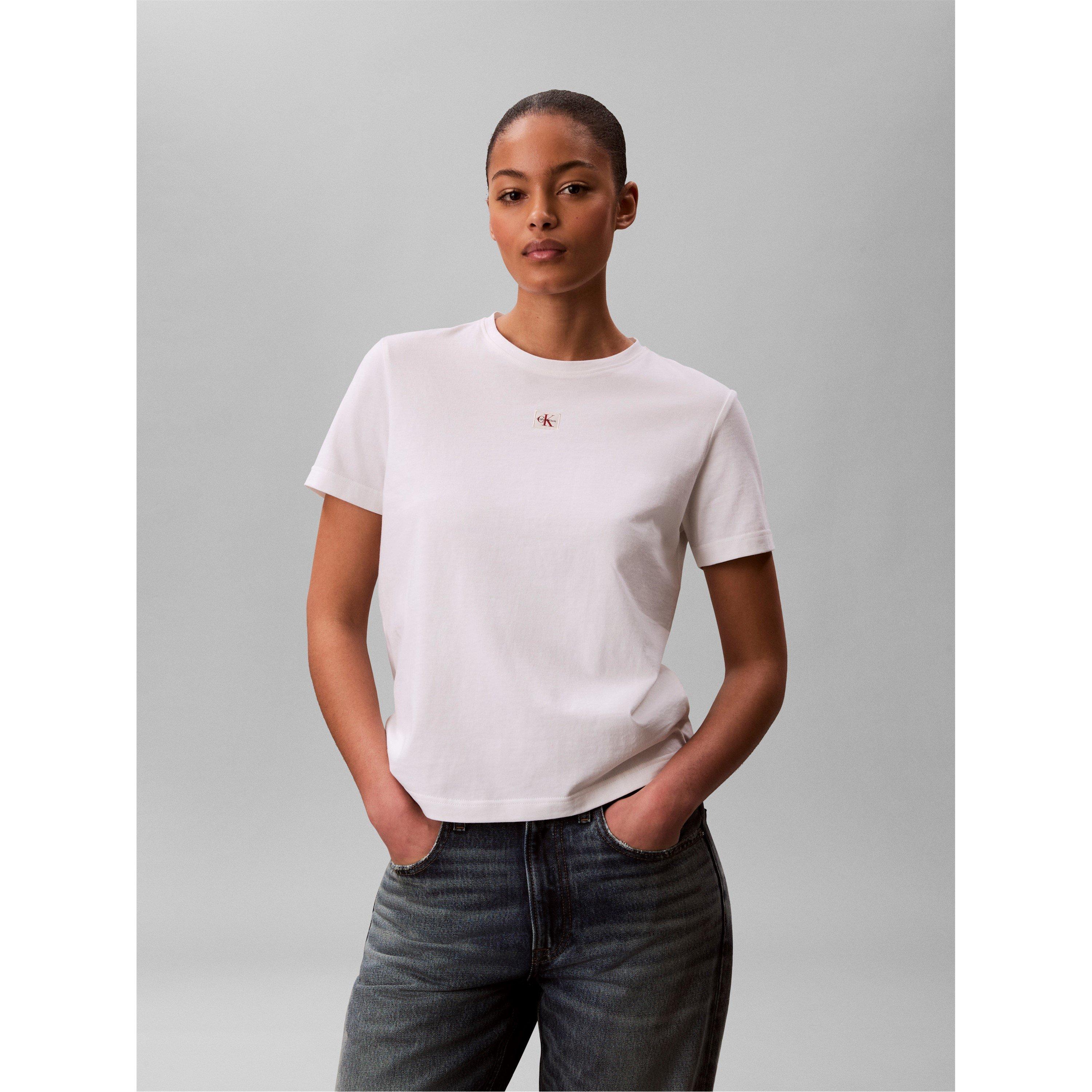 Strahlendes Weiß - Calvin Klein Jeans - CKJ WL Class Fit Tee Ld63 - 2